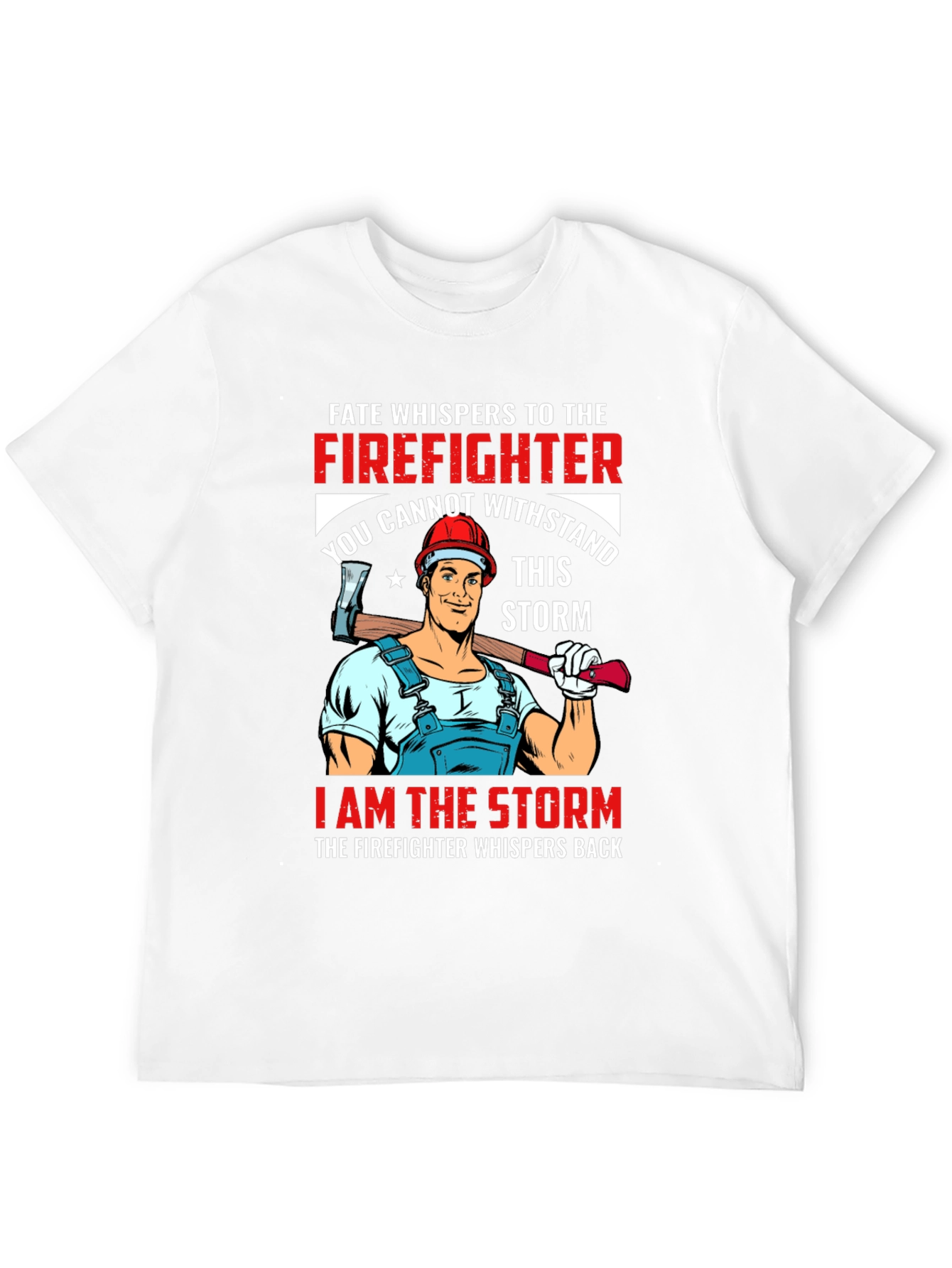 Firefighter Storm T-Shirt - Bold Graphic Tee