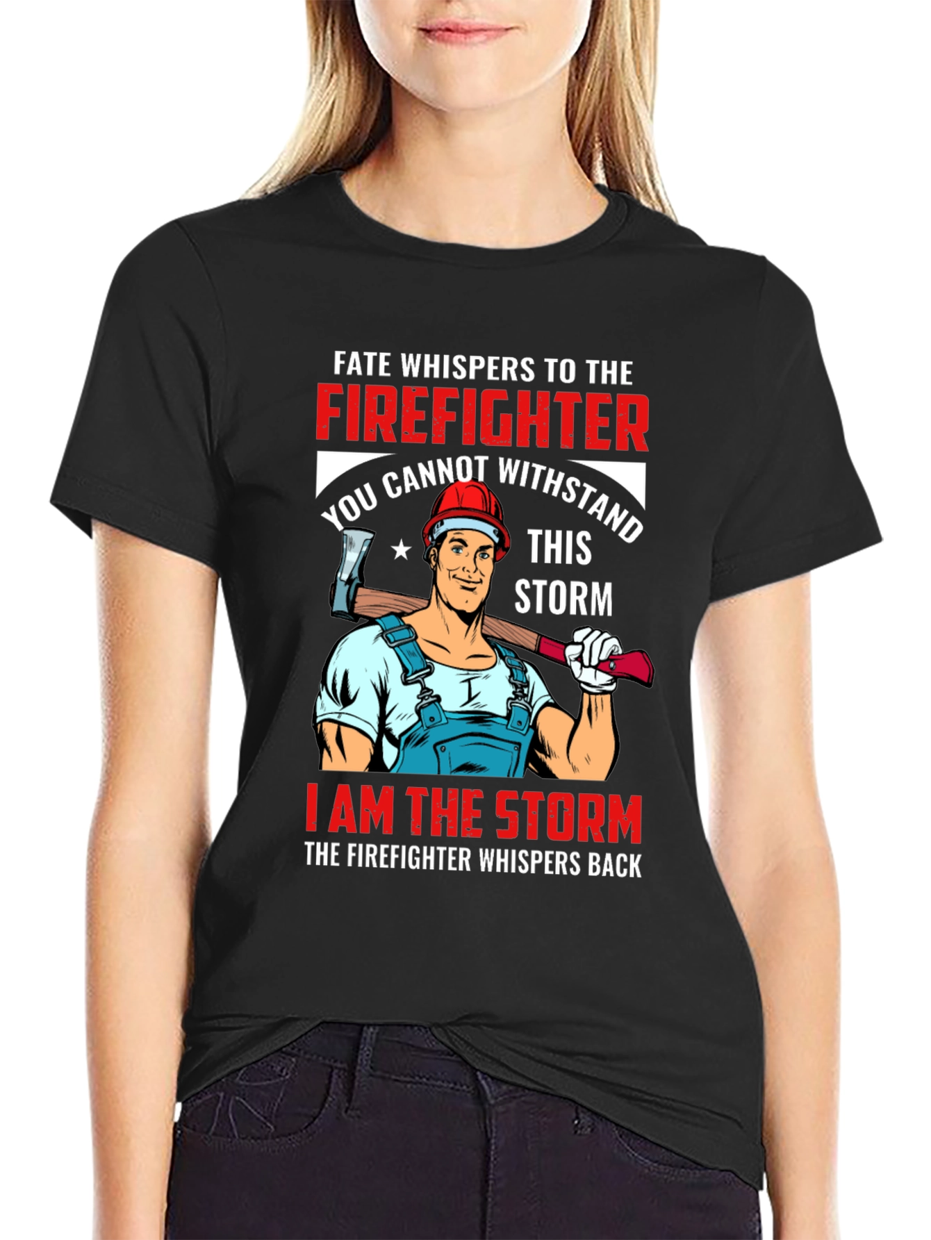 Firefighter Storm T-Shirt - Bold Graphic Tee
