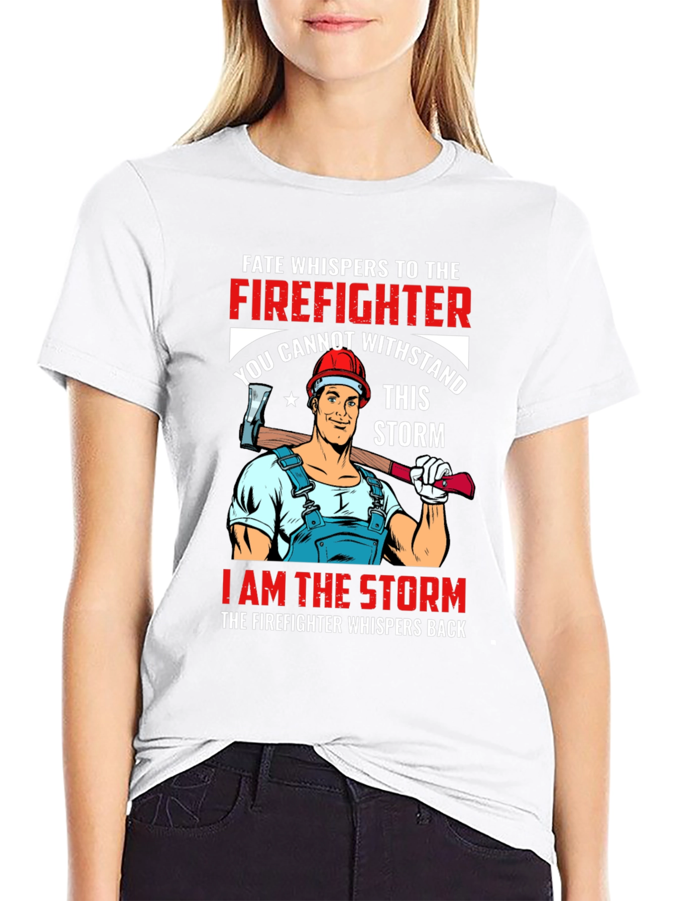 Firefighter Storm T-Shirt - Bold Graphic Tee