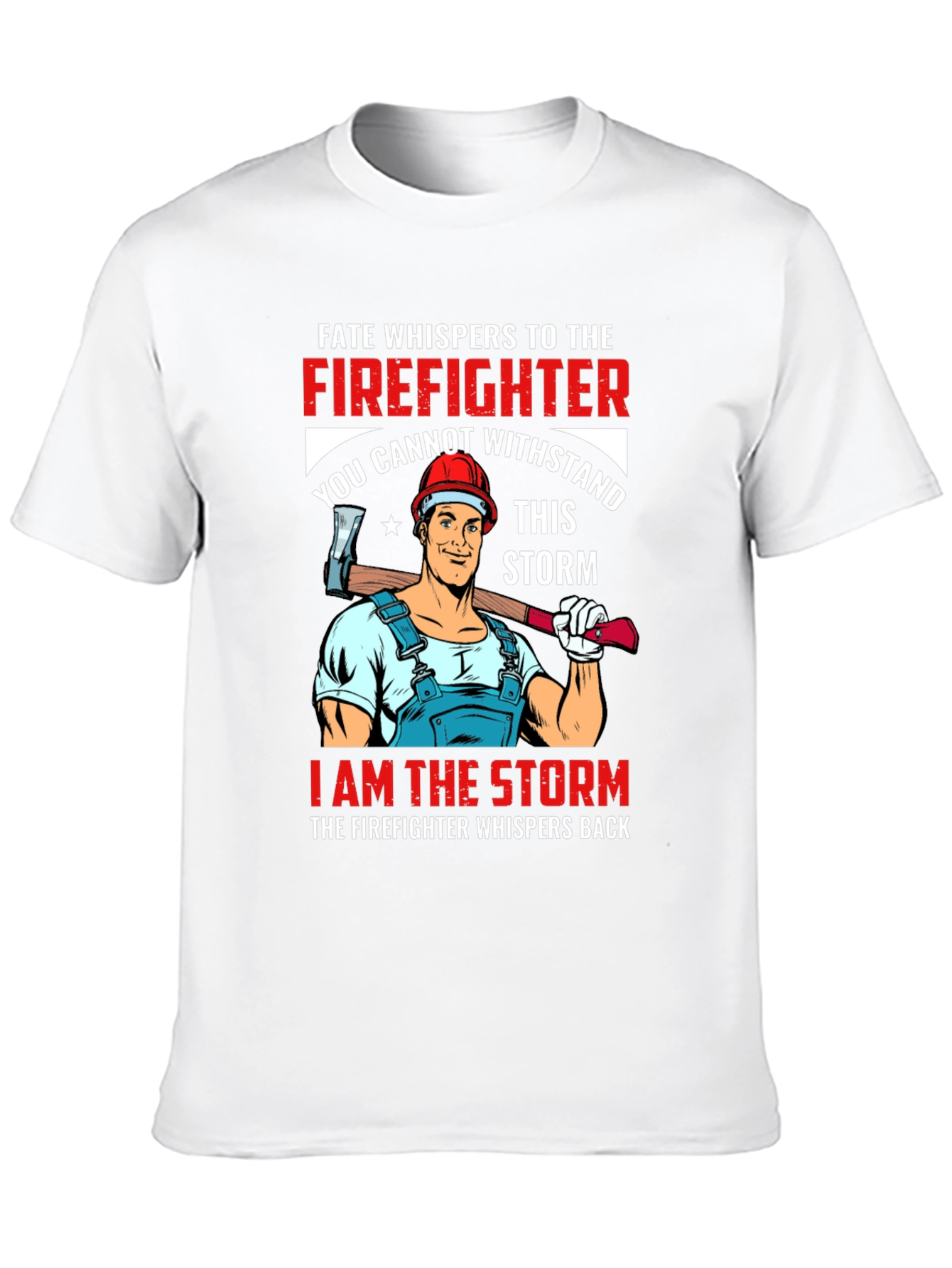Firefighter Storm T-Shirt - Bold Graphic Tee
