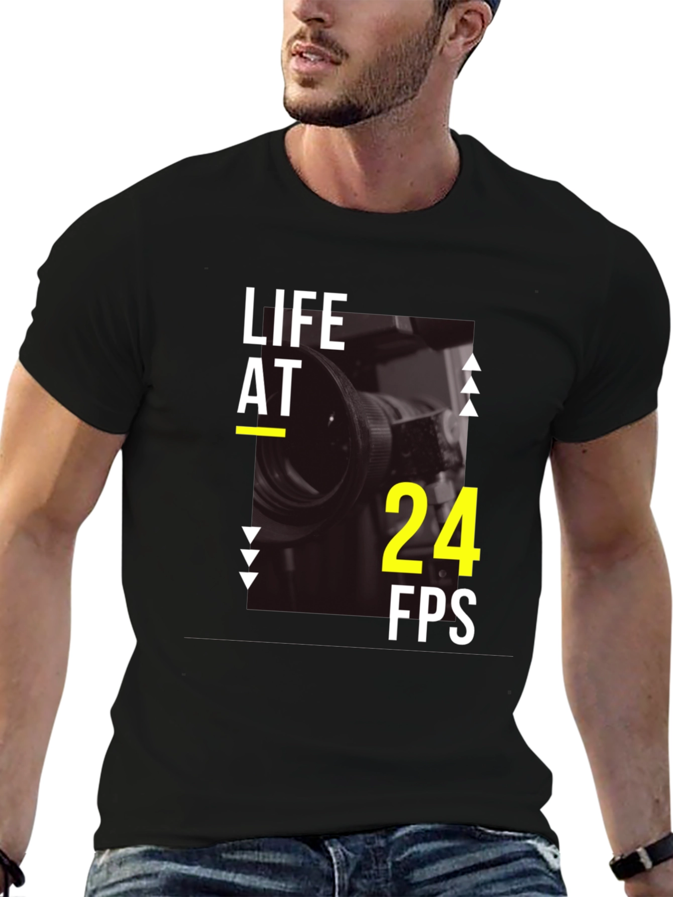 Life At 24 FPS Graphic T-Shirt