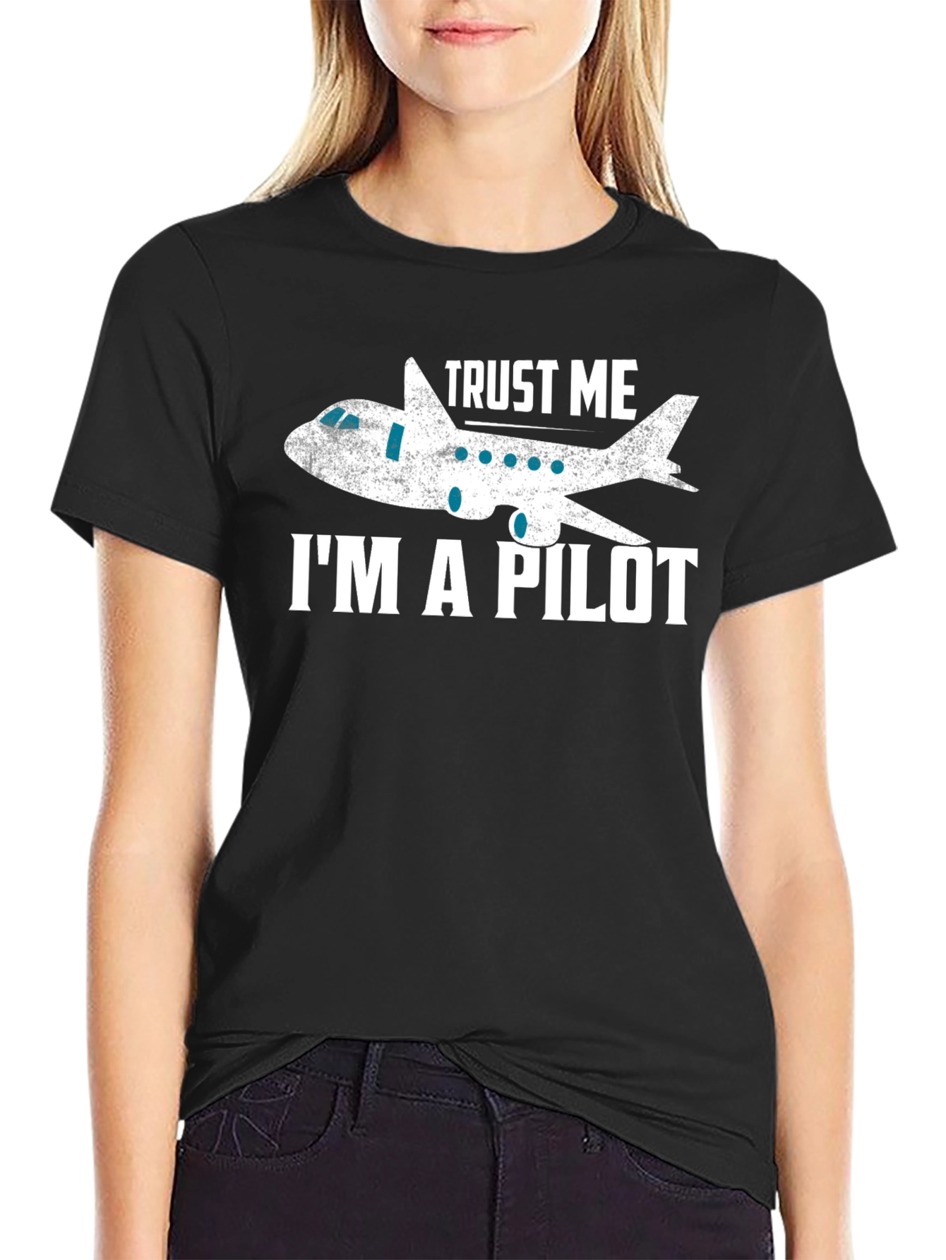 Trust Me Im A Pilot T-Shirt - Airplane Design