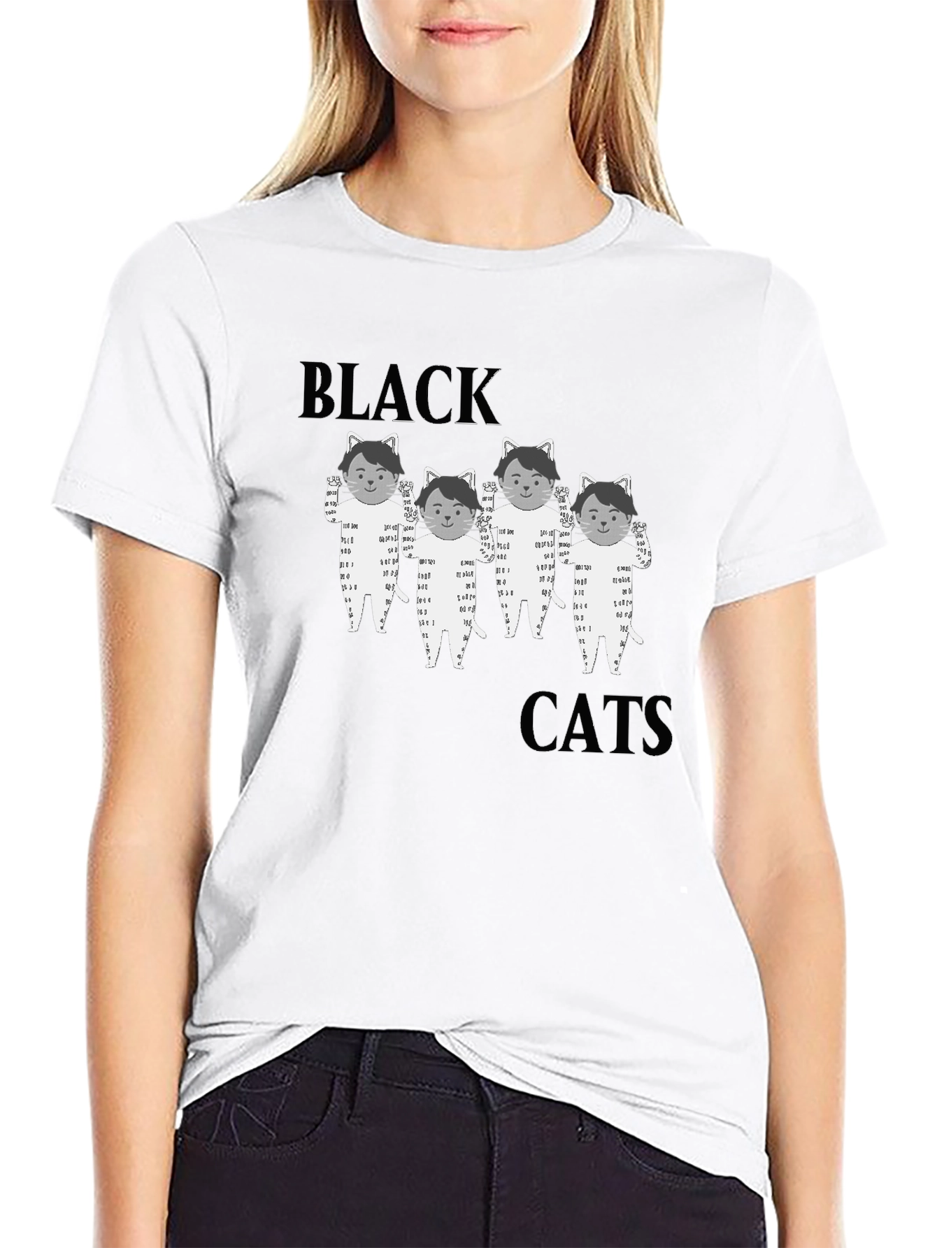 Black Cats Graphic T-Shirt
