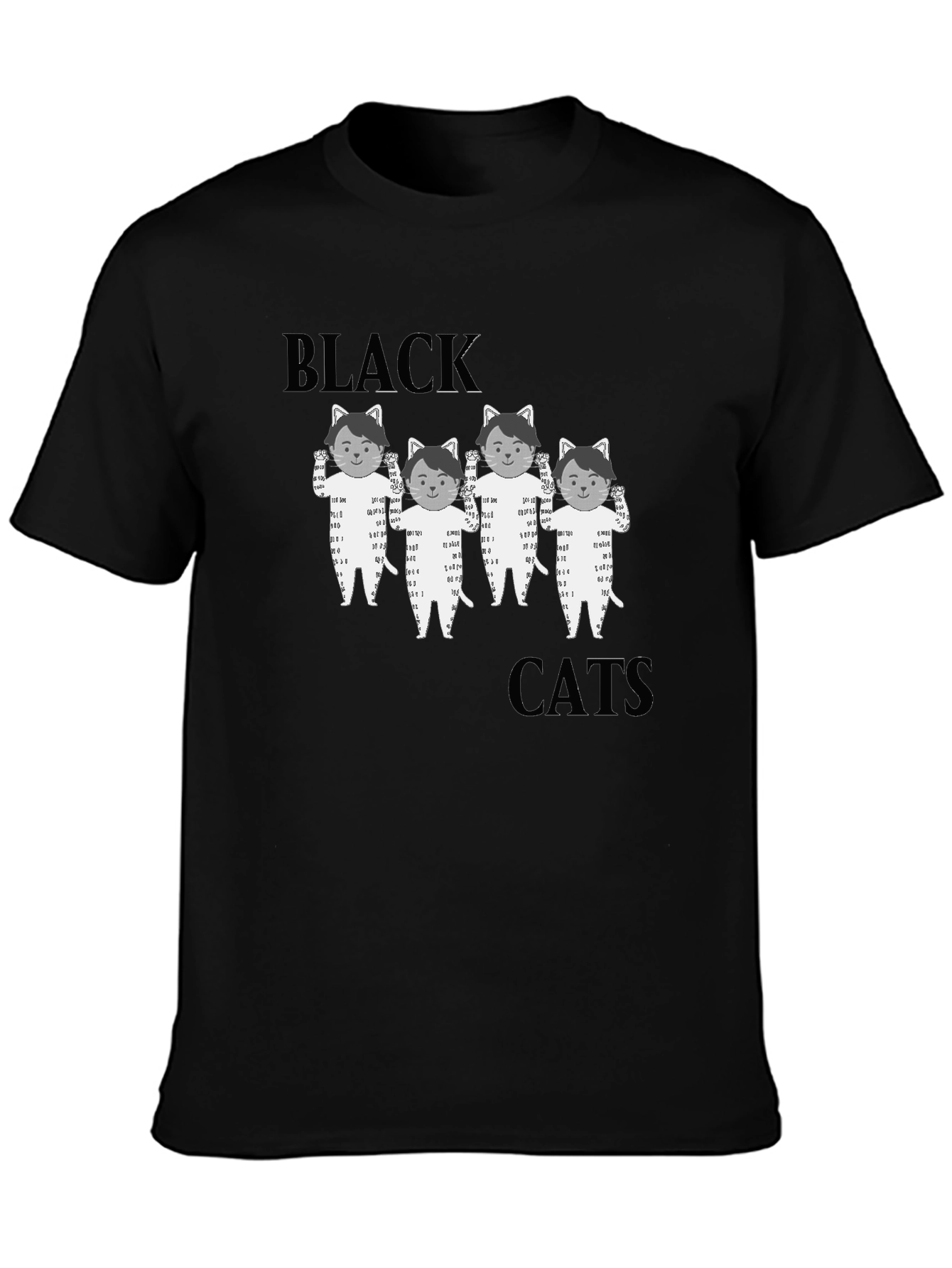 Black Cats Graphic T-Shirt