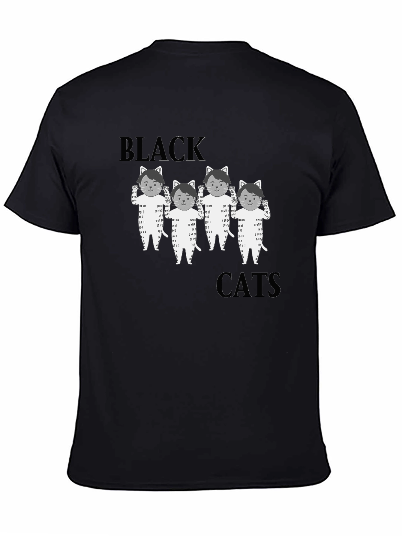 Black Cats Graphic T-Shirt