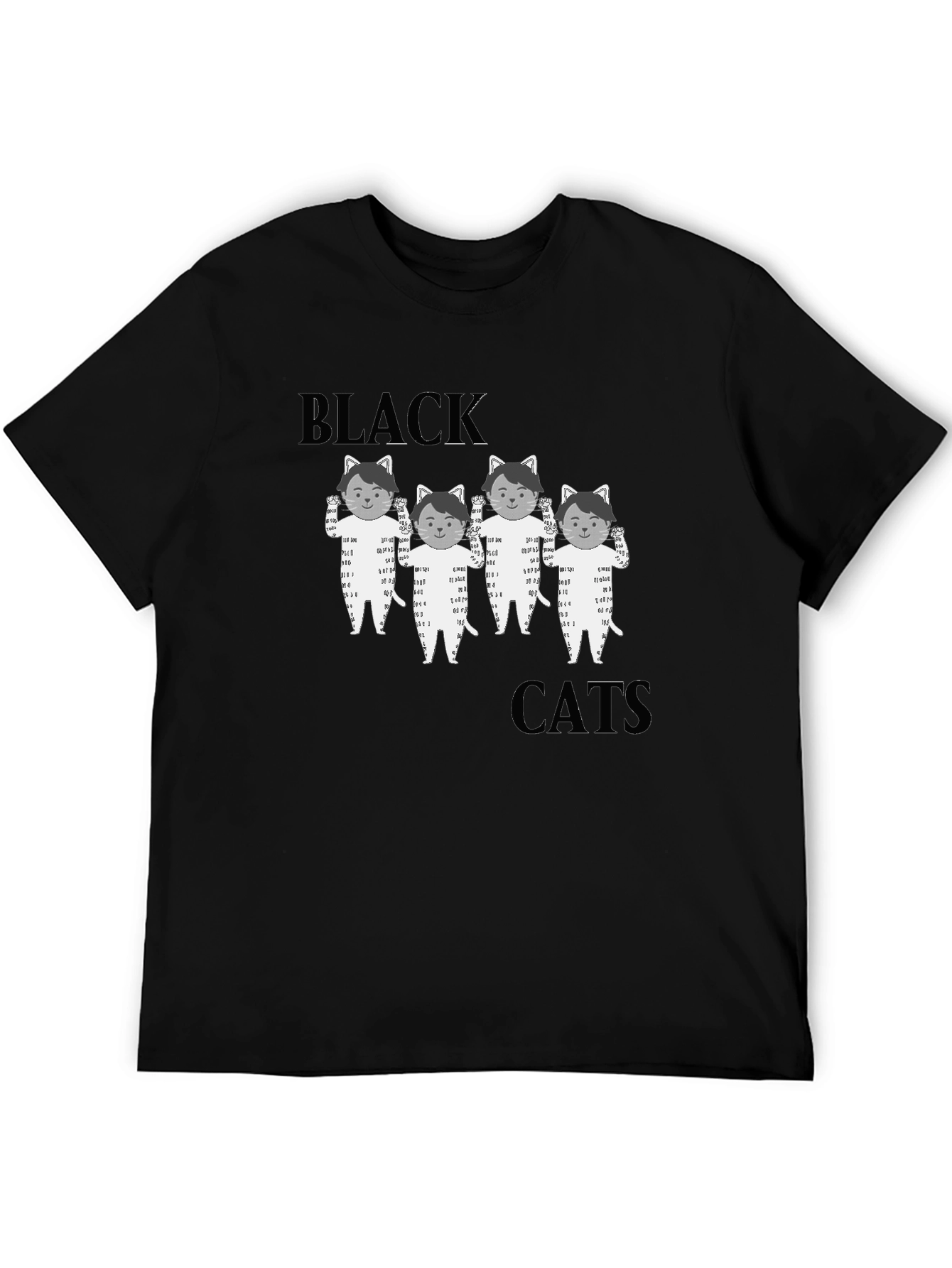 Black Cats Graphic T-Shirt
