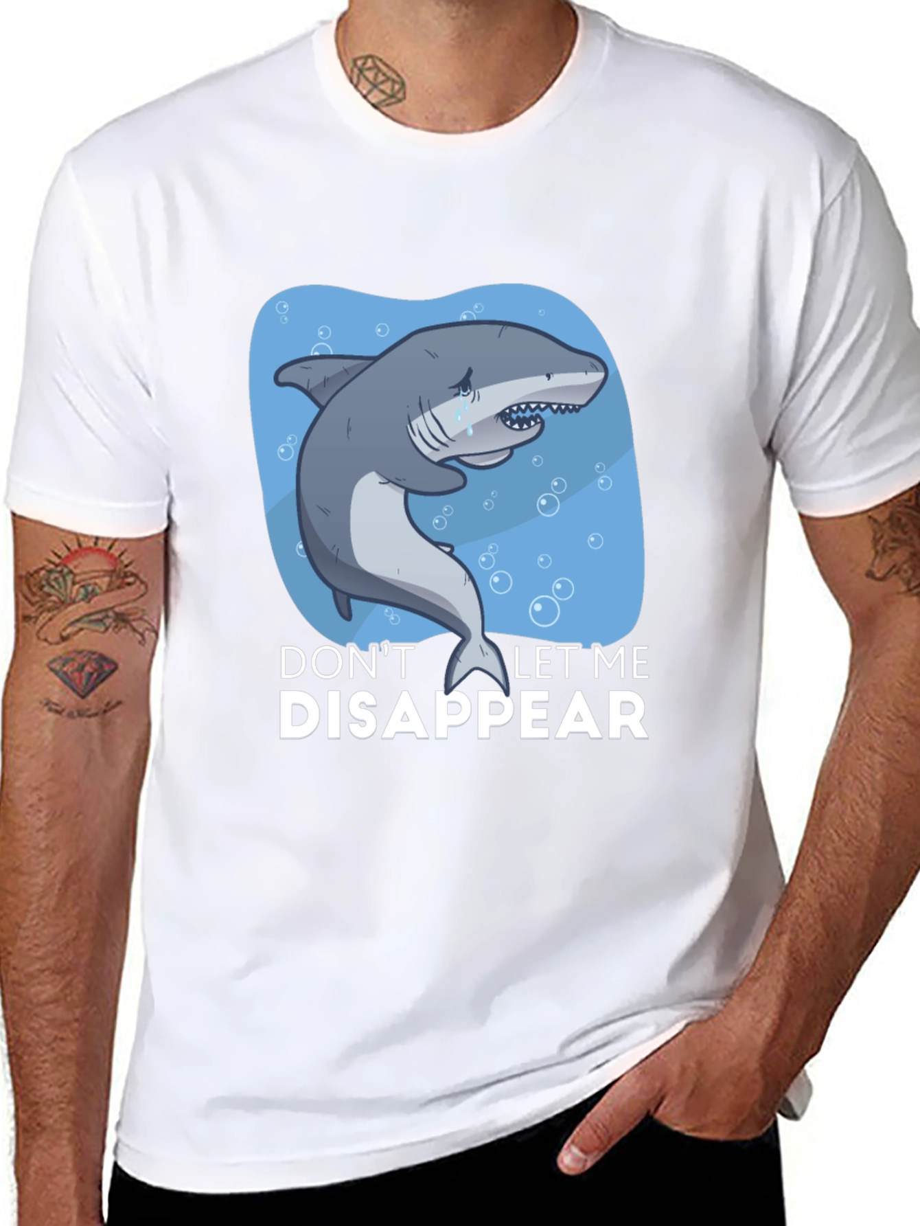 Save the Sharks T-Shirt - Dont Let Me Disappear