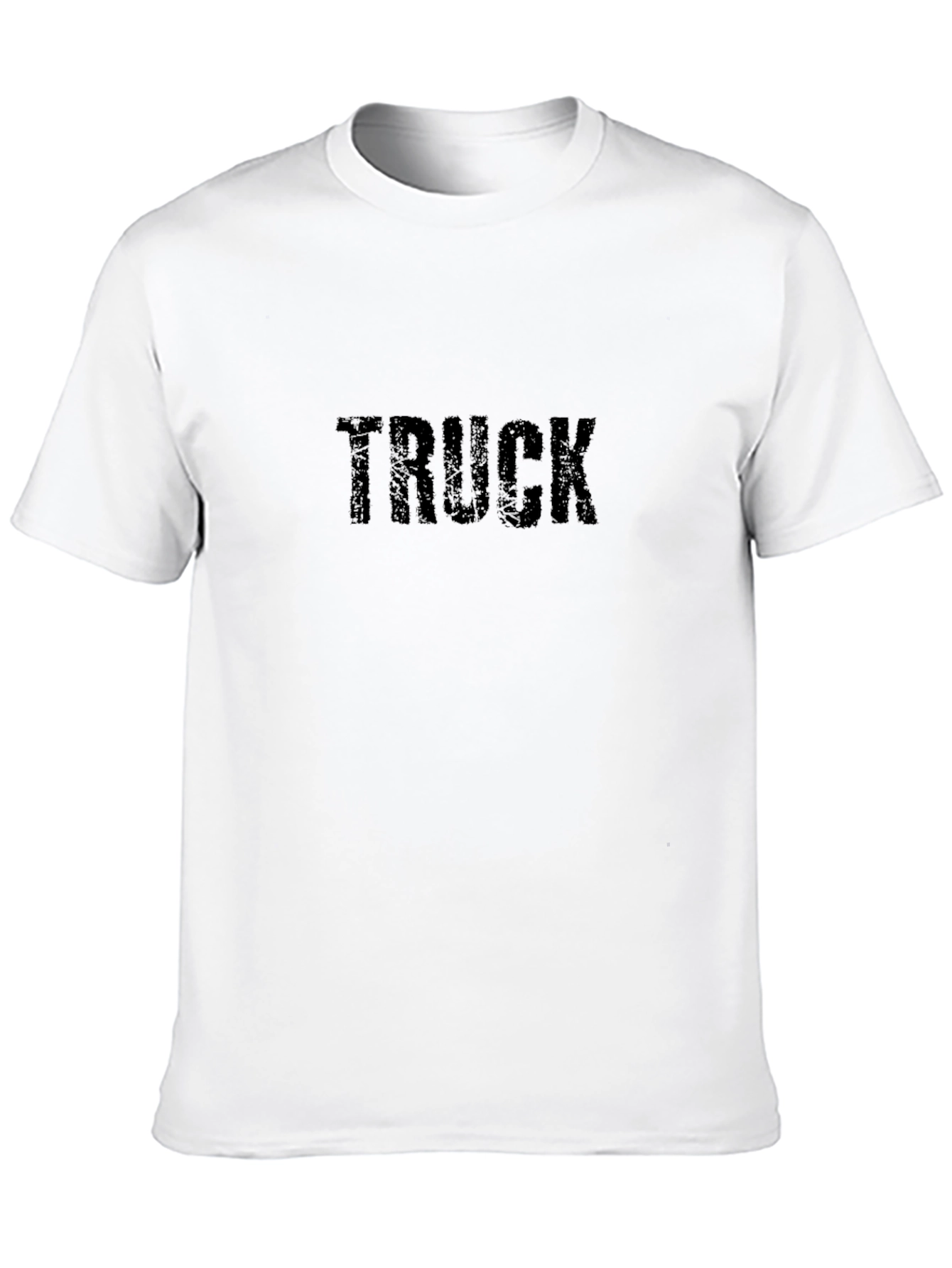 Truck Graphic Tee - Black Cotton Comfort
