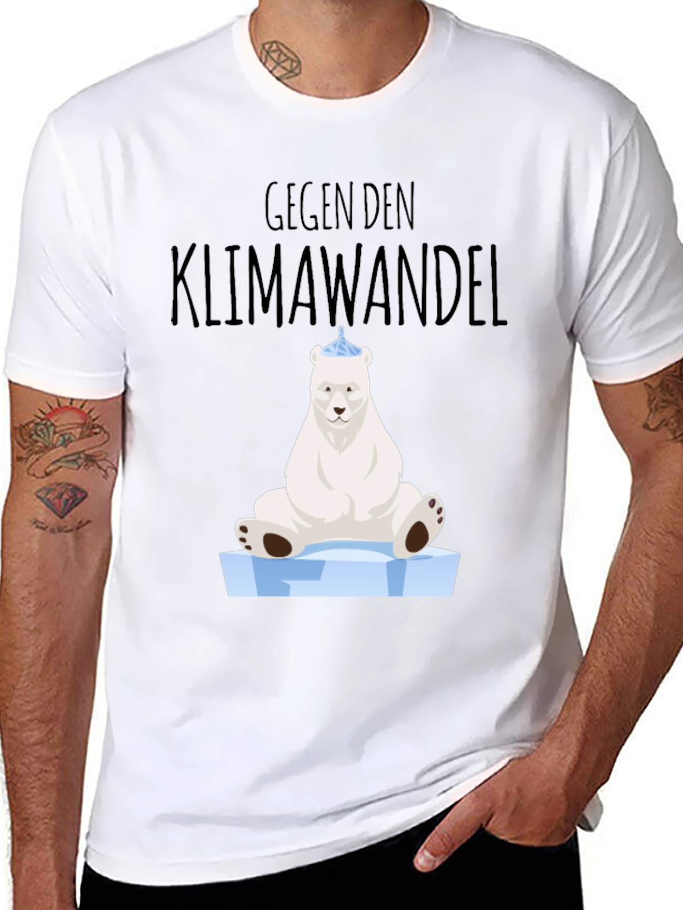Against Climate Change Bear T-Shirt