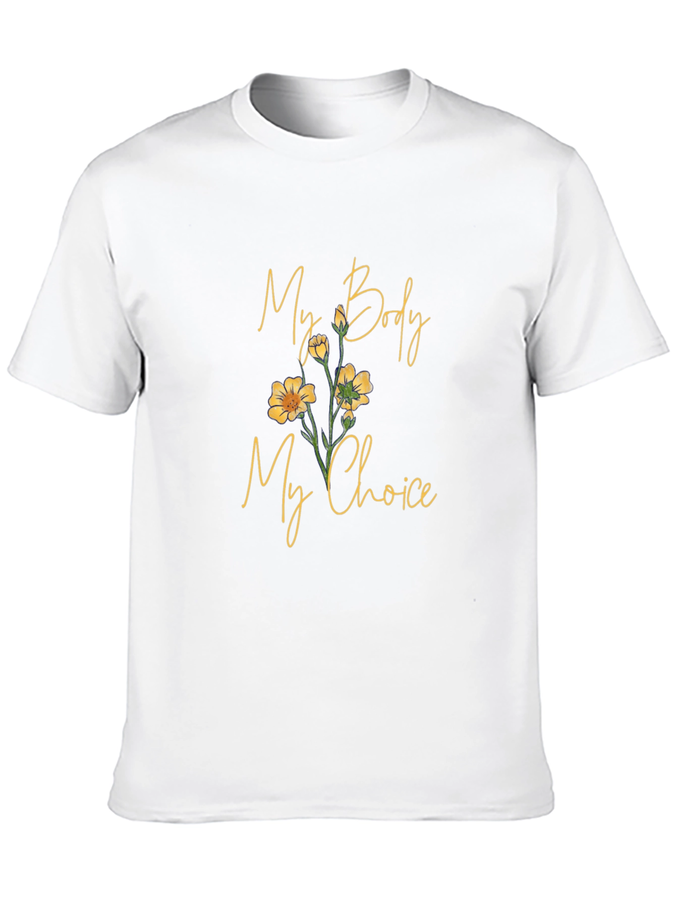 My Body My Choice Floral Tee