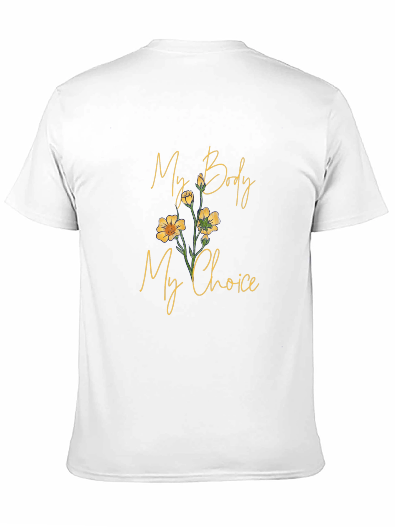 My Body My Choice Floral Tee