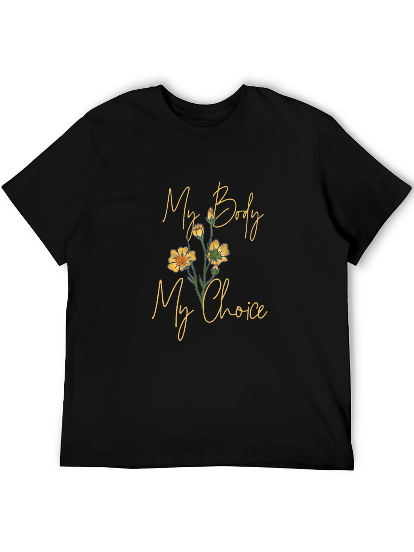 My Body My Choice Floral Tee