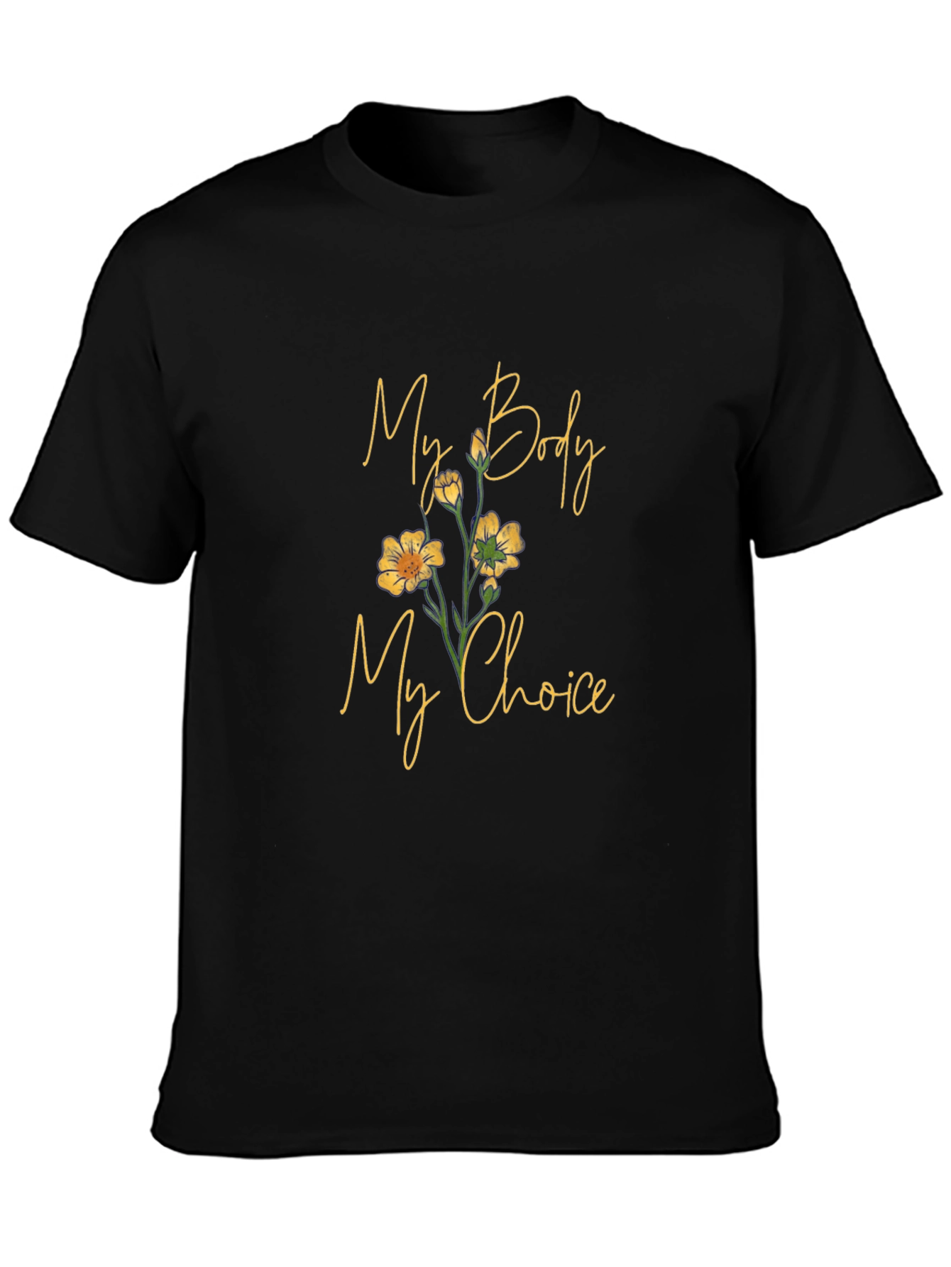 My Body My Choice Floral Tee