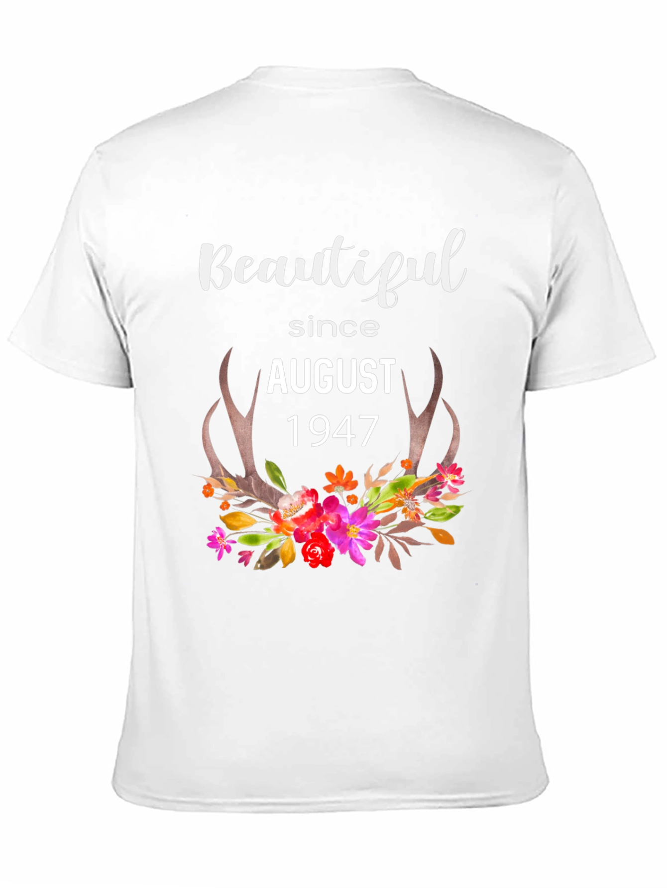 Beautiful Since August 1947 T-Shirt