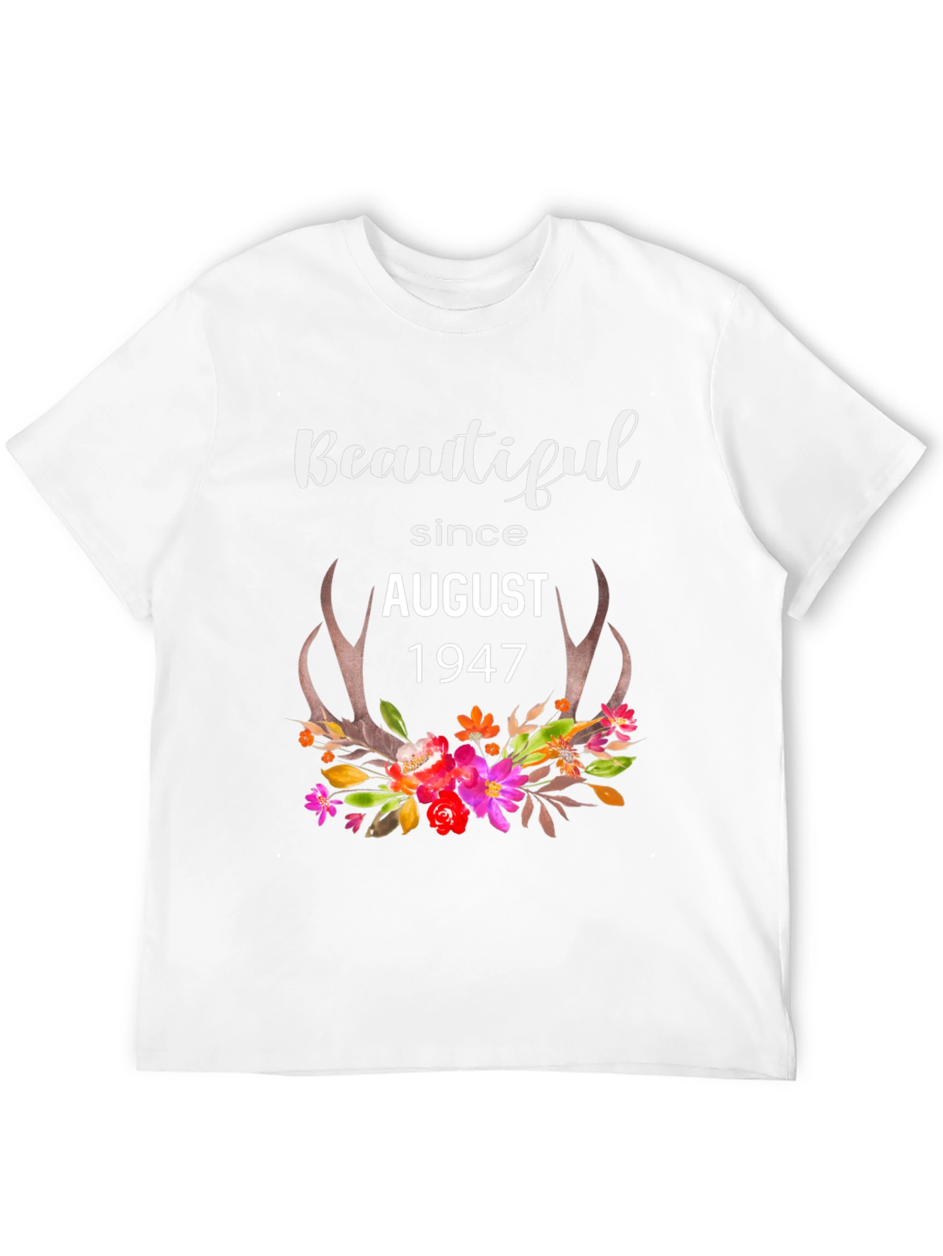 Beautiful Since August 1947 T-Shirt