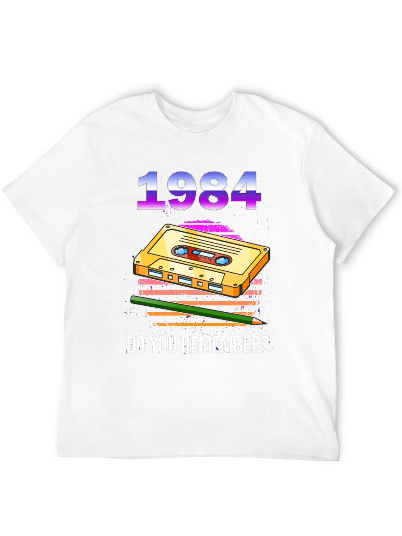 1984 Cassette Tape Graphic T-Shirt