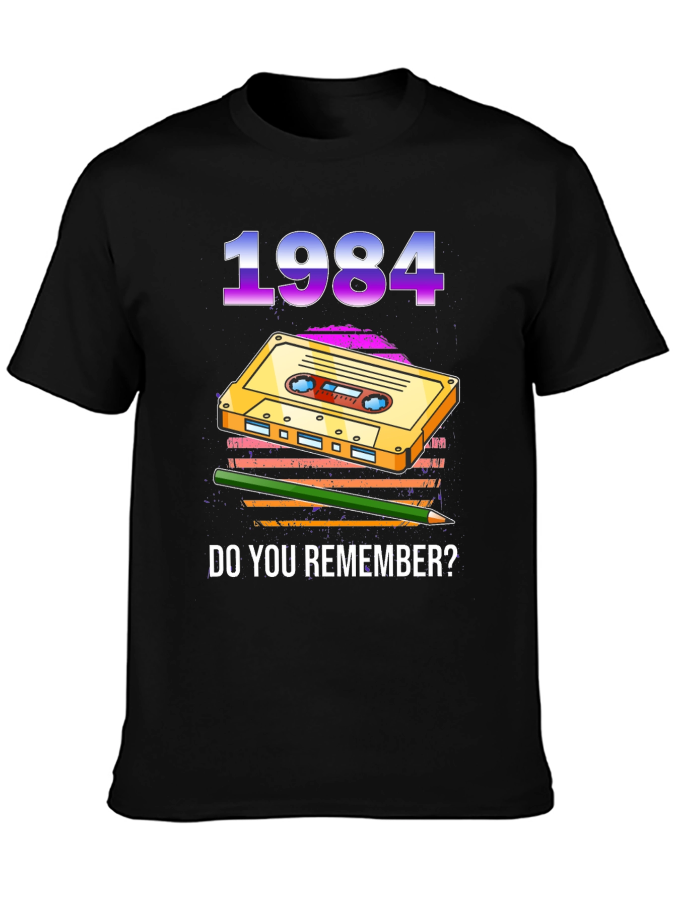 1984 Cassette Tape Graphic T-Shirt