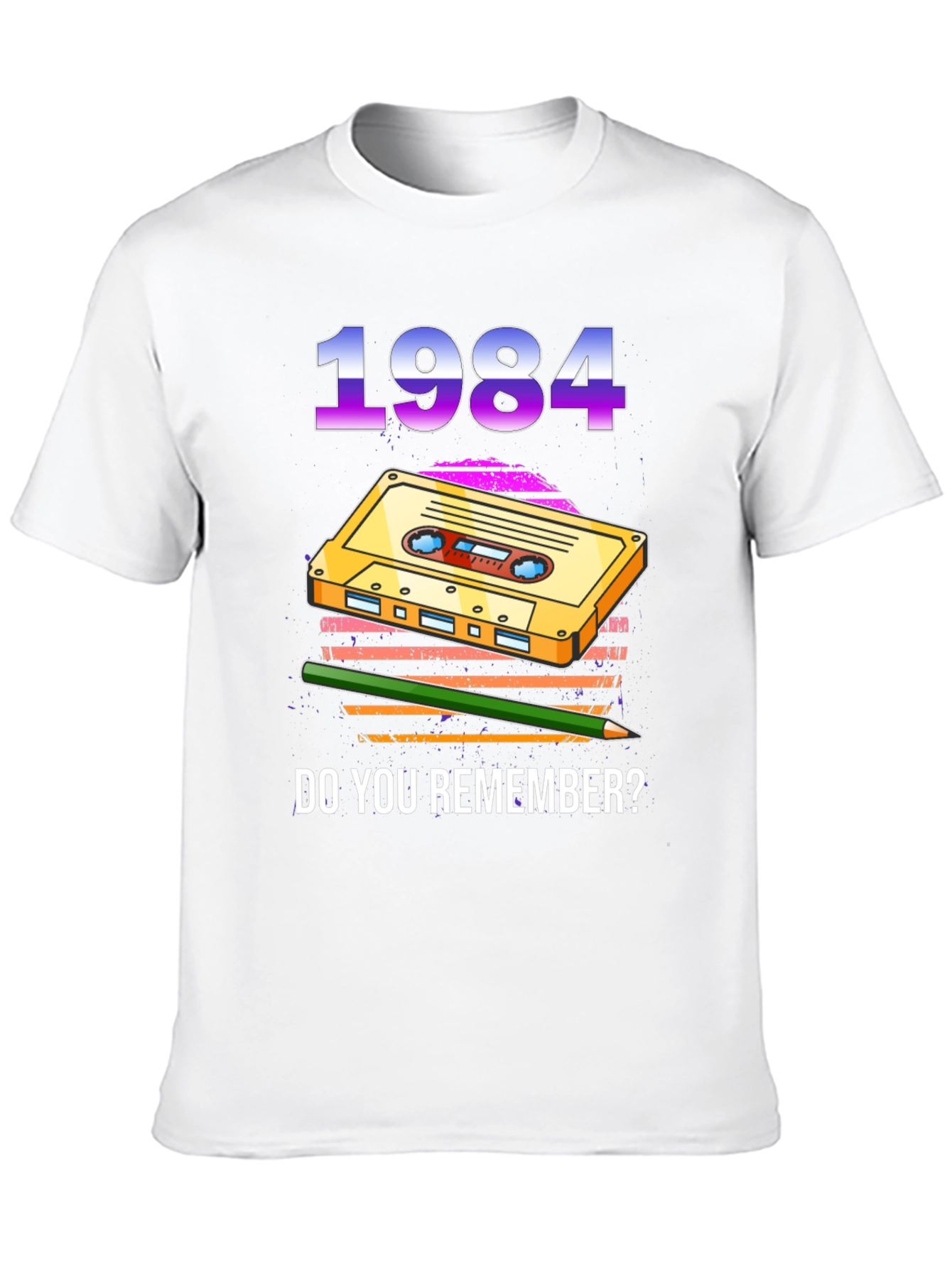 1984 Cassette Tape Graphic T-Shirt