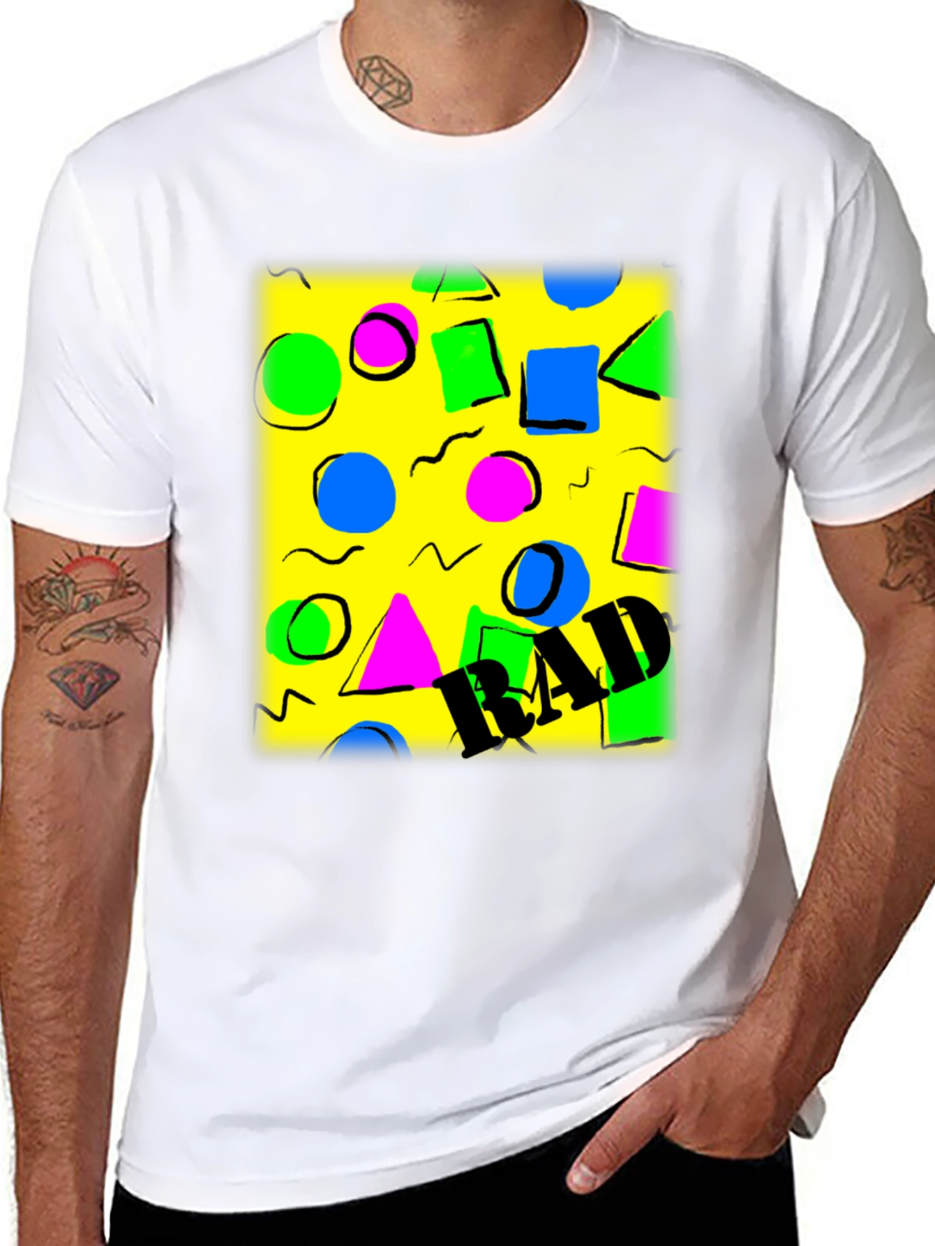 Rad Retro Graphic T-Shirt - 90s Throwback