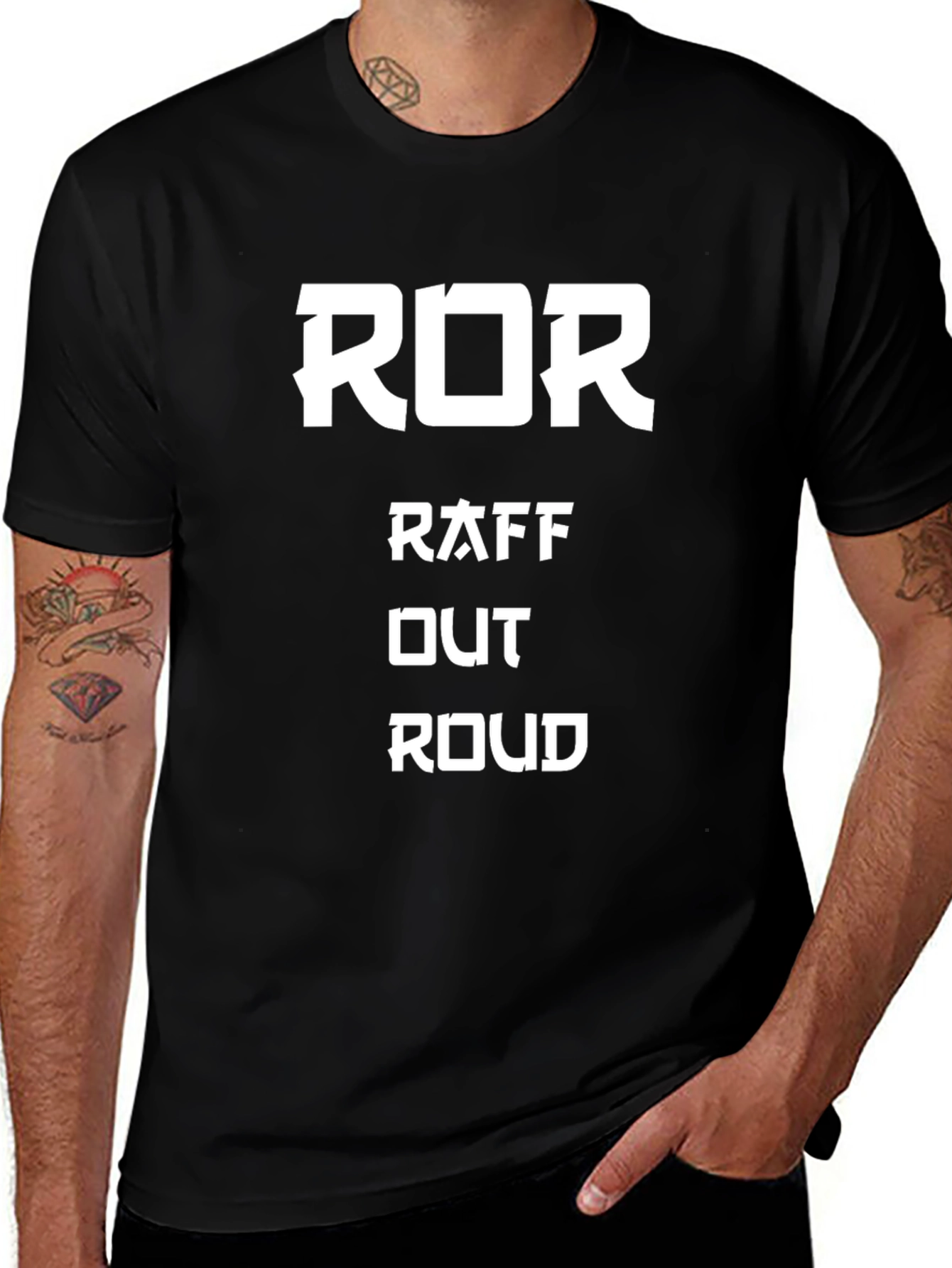 ROR Raff Out Roud Graphic T-Shirt