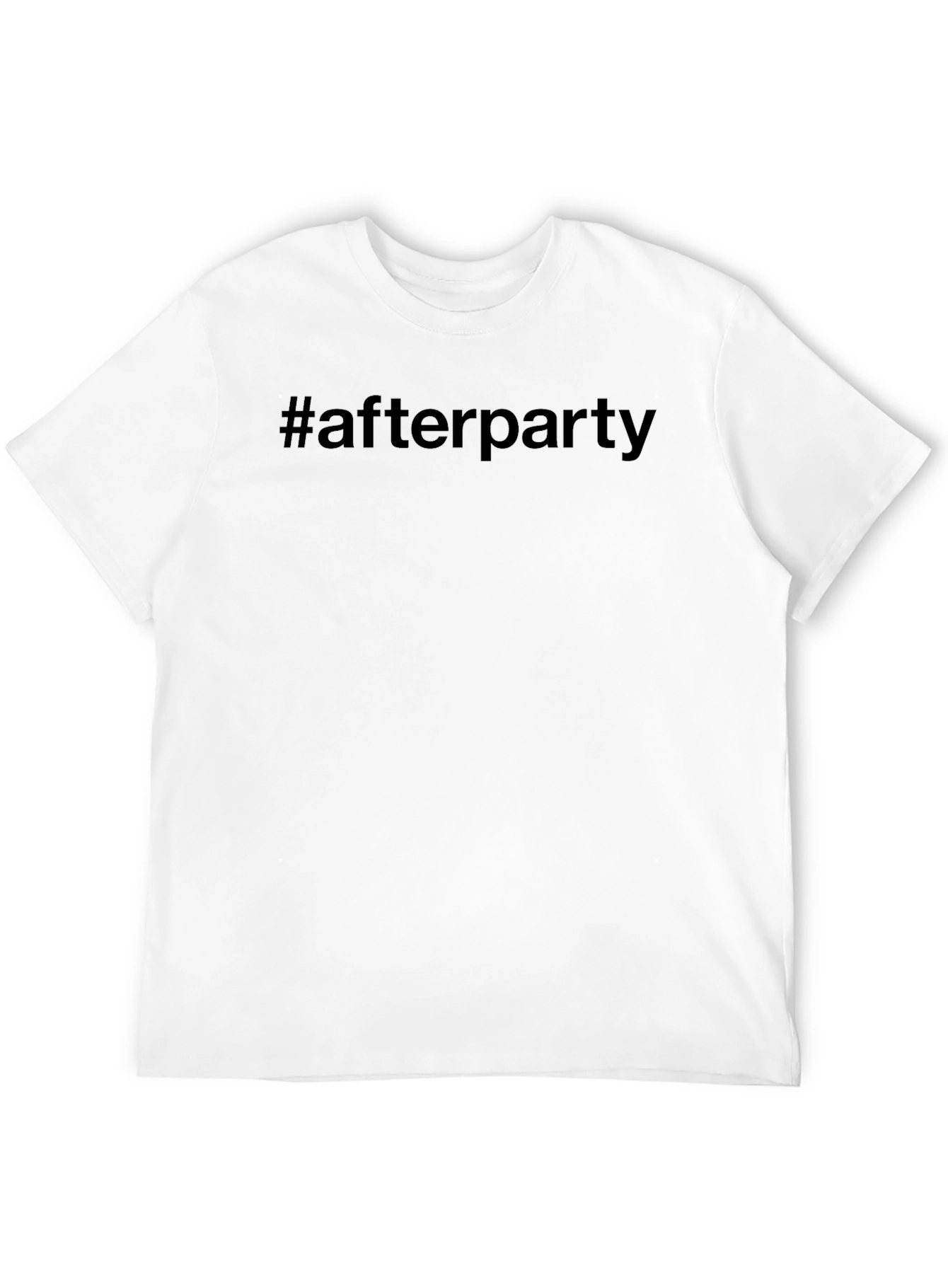 #afterparty Black Graphic Tee - Casual Style