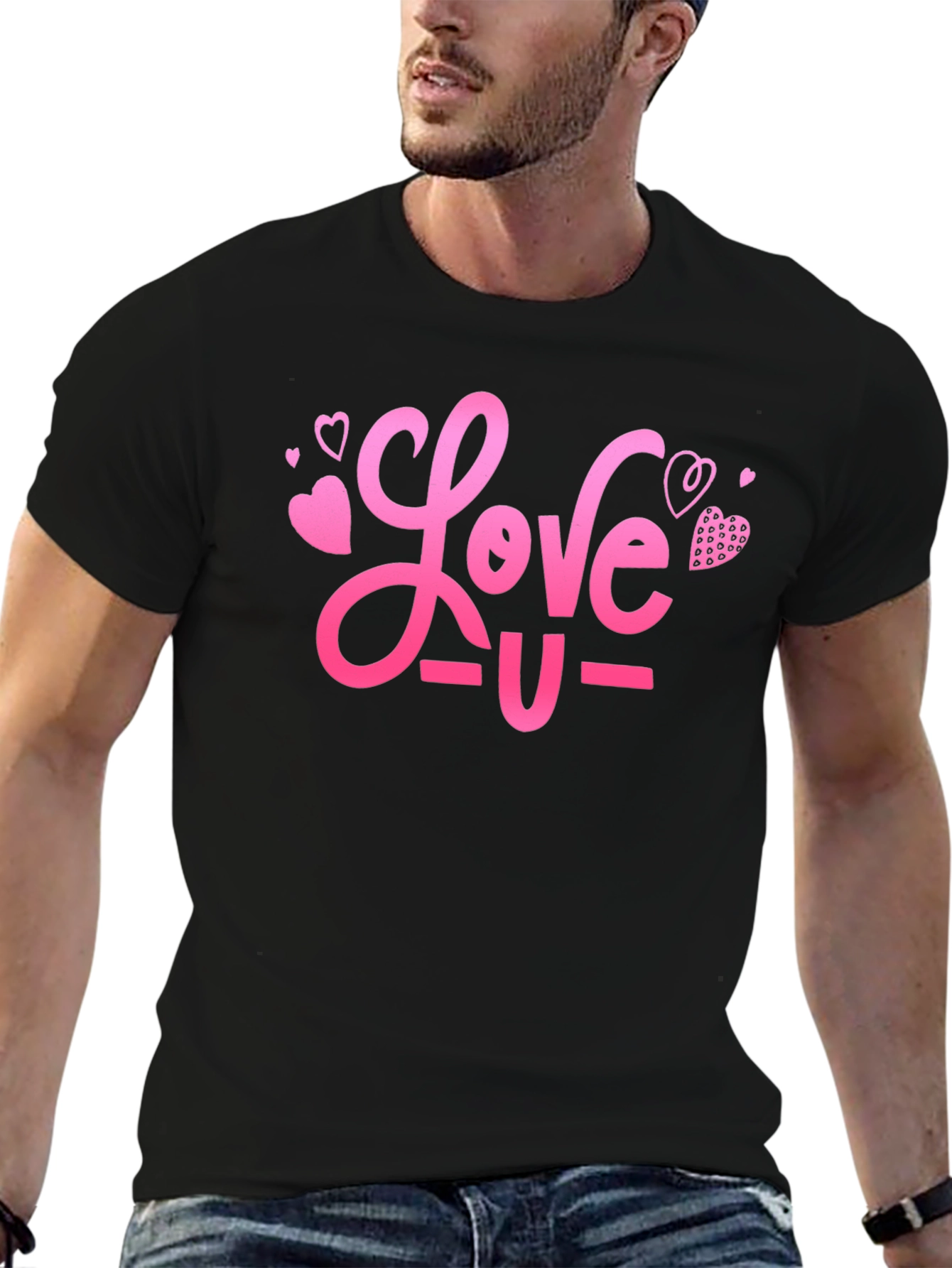 Love U Graphic Tee - Valentines Day Gift