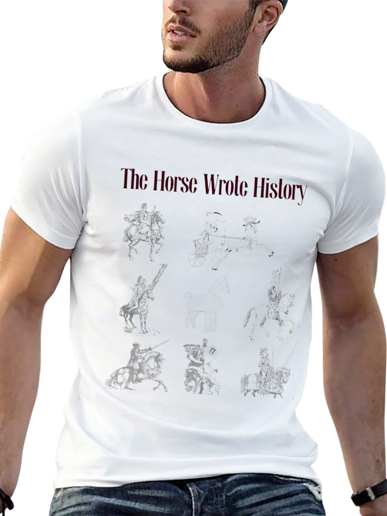 The Horse Wrote History Graphic Tee