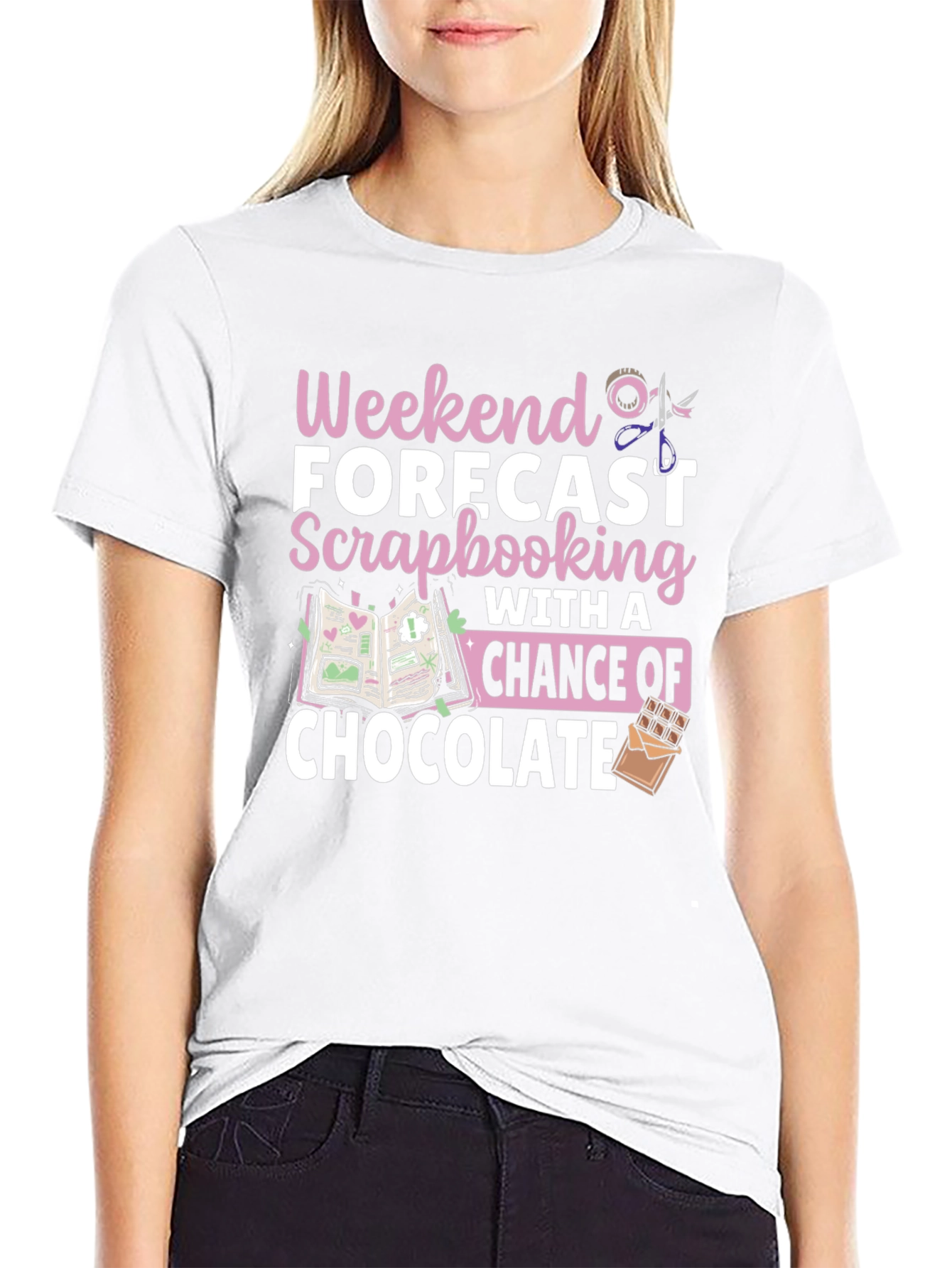 Weekend Scrapbooking & Chocolate T-Shirt