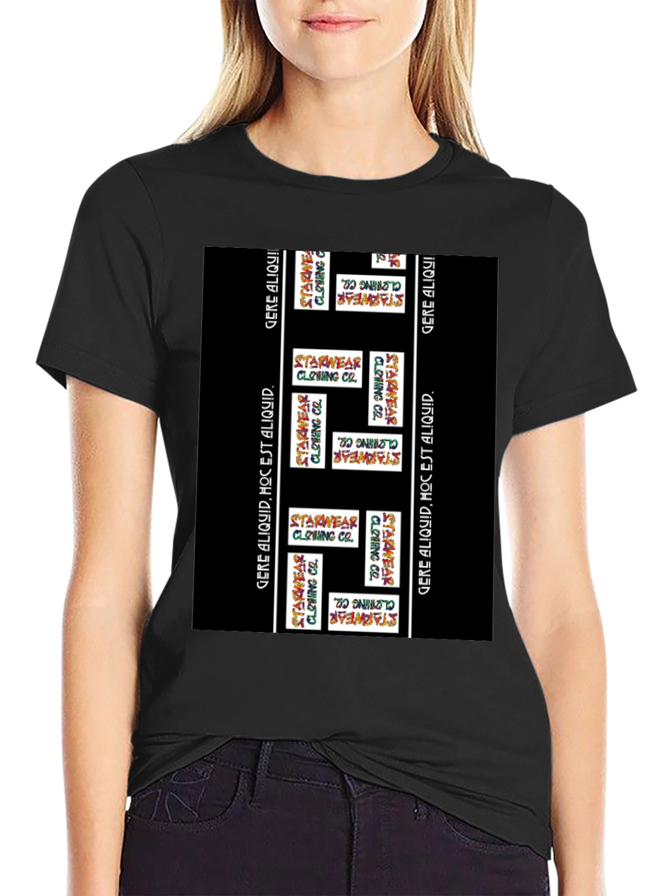 Starwear Clothing Co. Black Graphic Tee