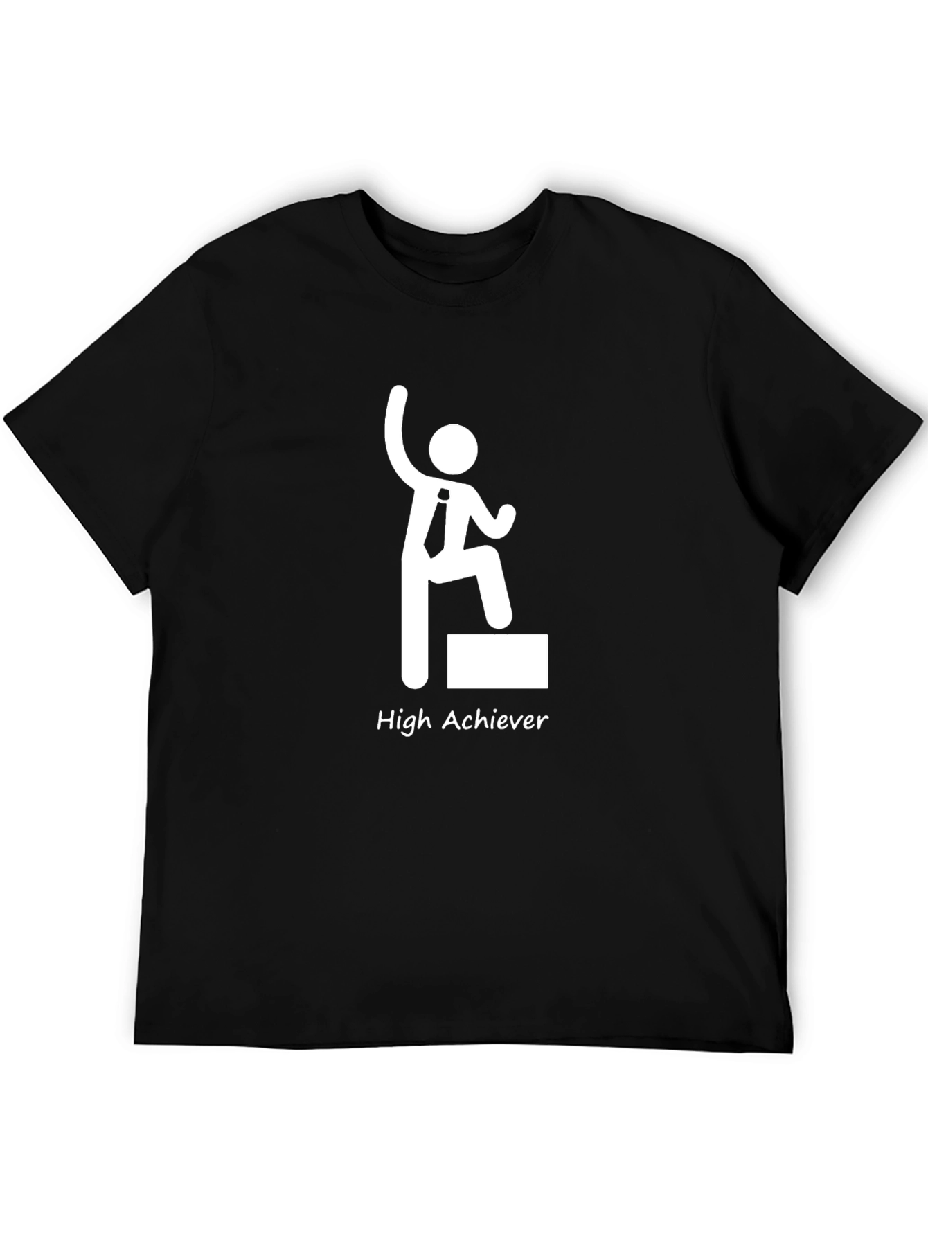 High Achiever Graphic Tee - Mens Black T-Shirt