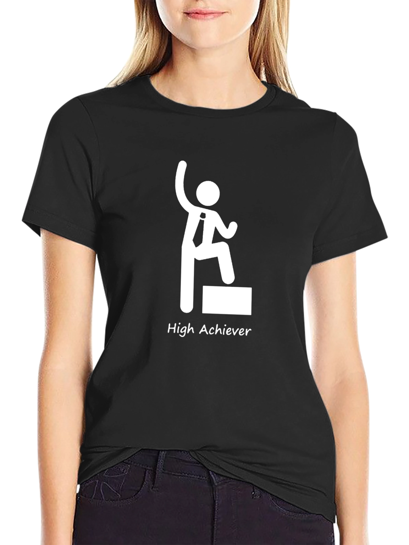 High Achiever Graphic Tee - Mens Black T-Shirt