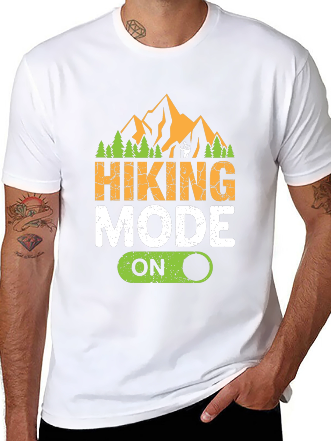 Hiking Mode On Graphic Tee - Adventure Ready!