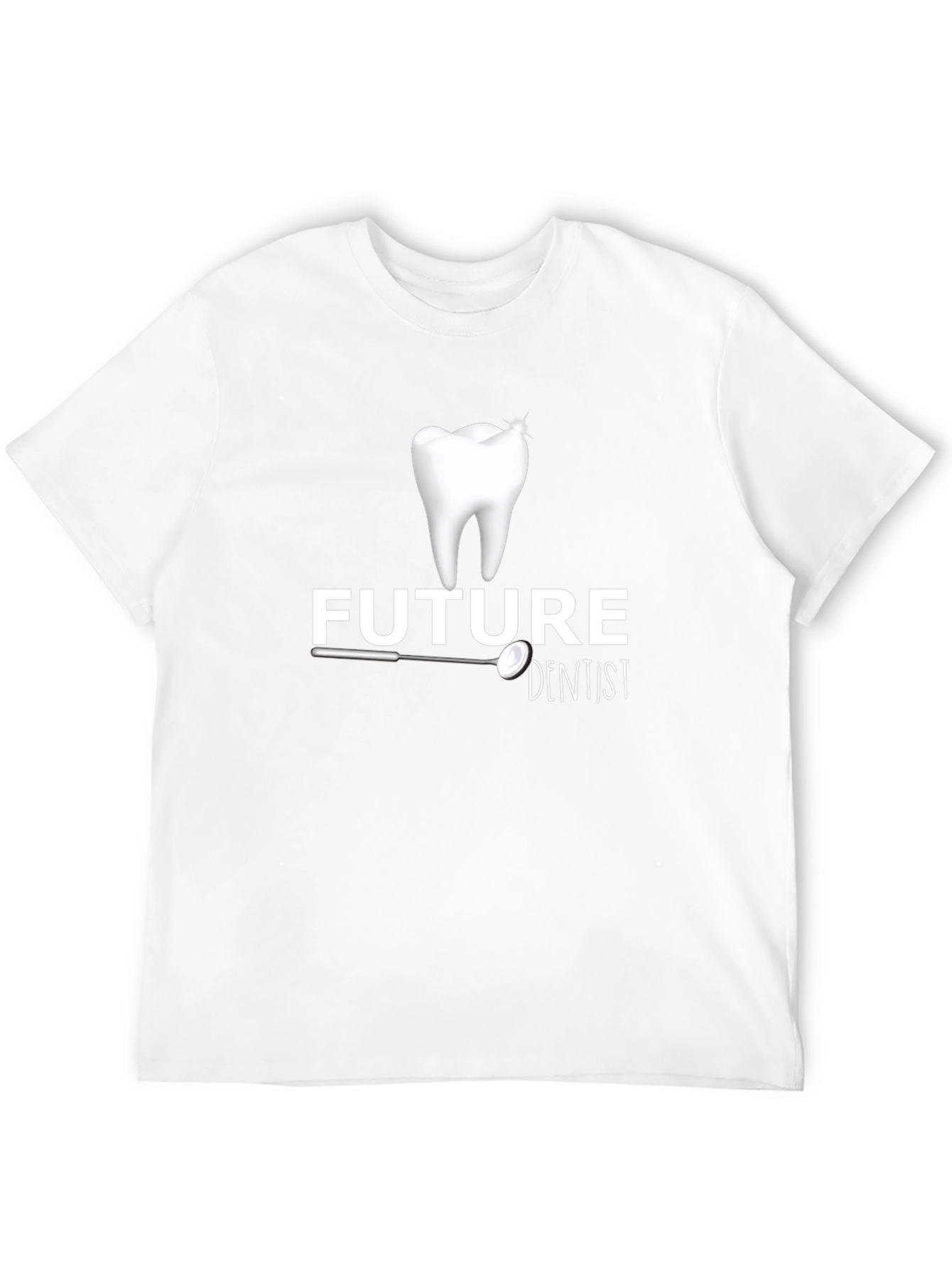 Future Dentist T-Shirt - Tooth & Mirror Design