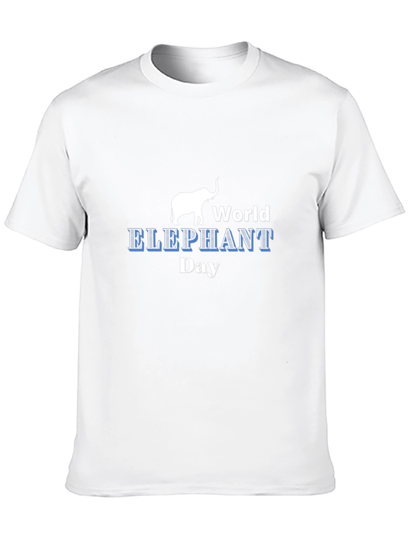 World Elephant Day Black T-Shirt