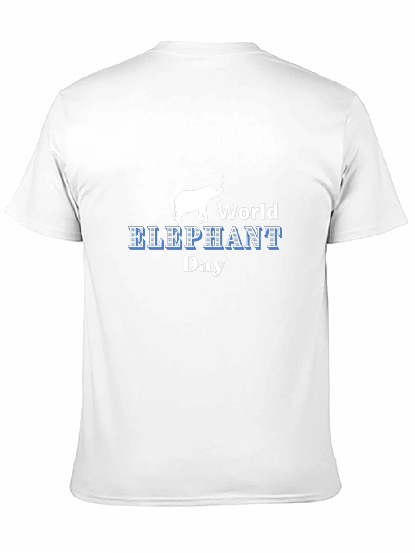 World Elephant Day Black T-Shirt