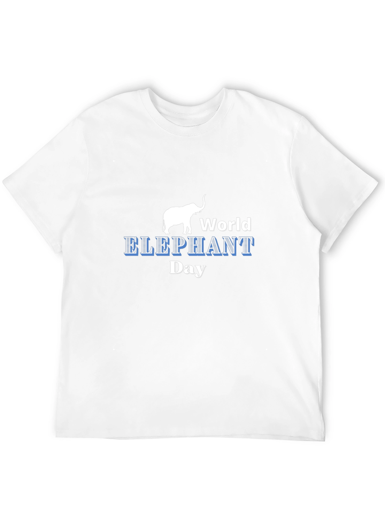 World Elephant Day Black T-Shirt