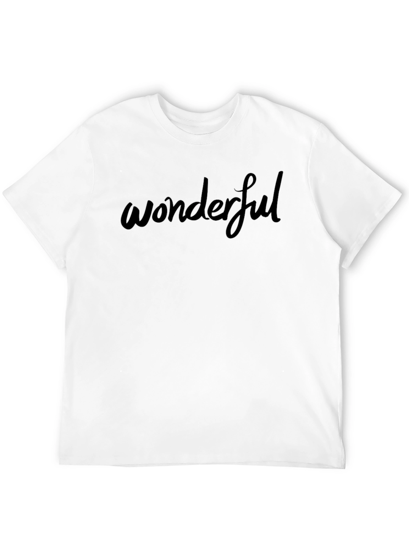 Wonderful Black T-Shirt - Stylish Casual Wear