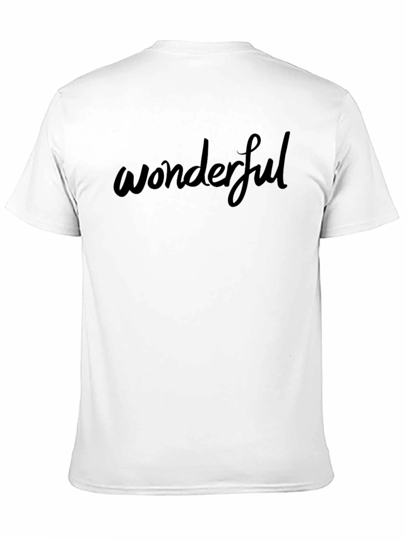 Wonderful Black T-Shirt - Stylish Casual Wear