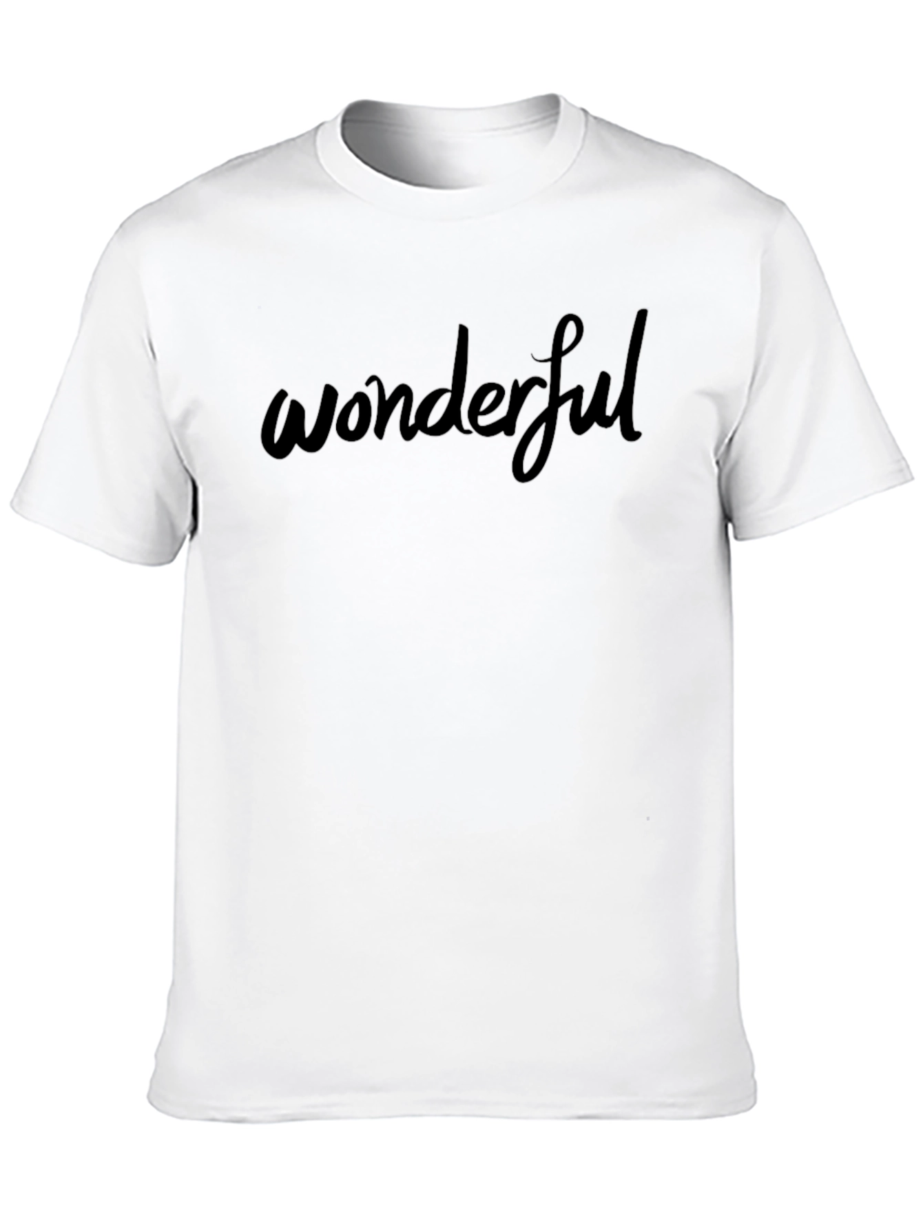 Wonderful Black T-Shirt - Stylish Casual Wear