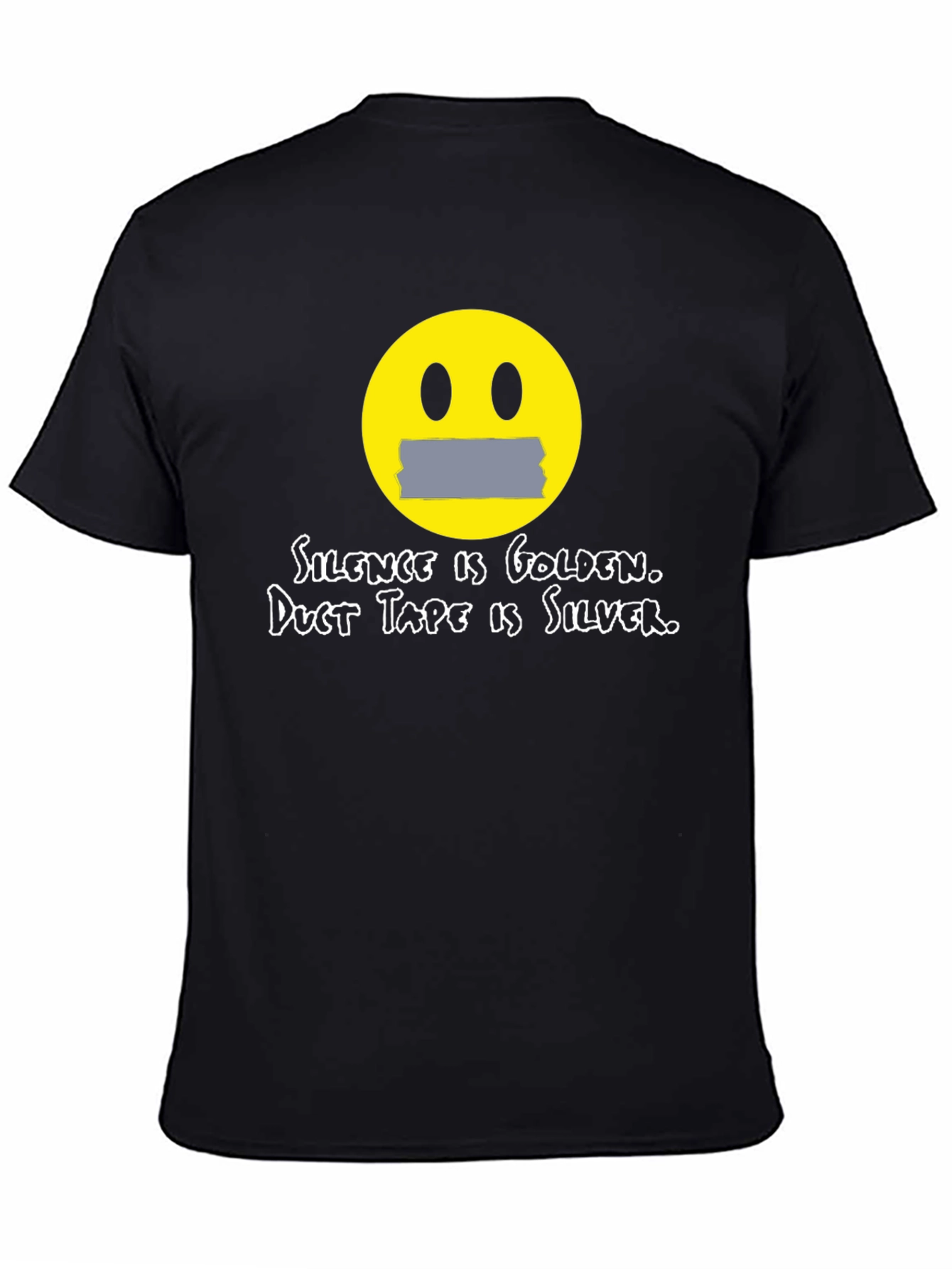 Silence is Golden Humor Graphic Tee