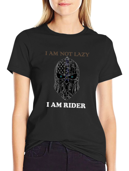 I Am Not Lazy I Am Rider Graphic T-Shirt