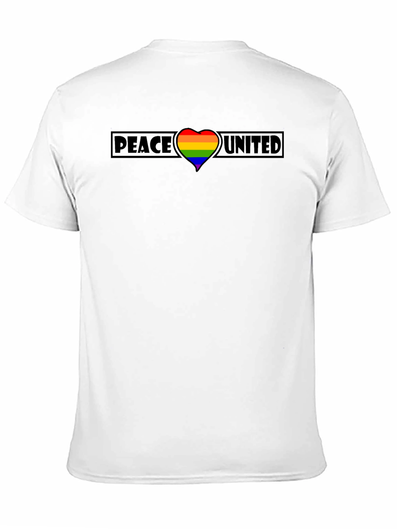 Peace United Rainbow Heart Tee