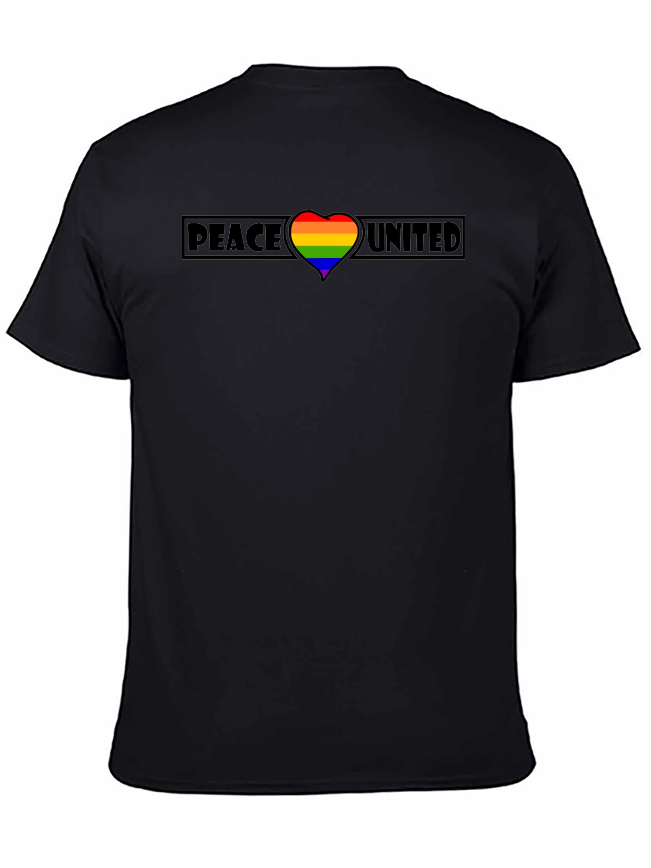 Peace United Rainbow Heart Tee