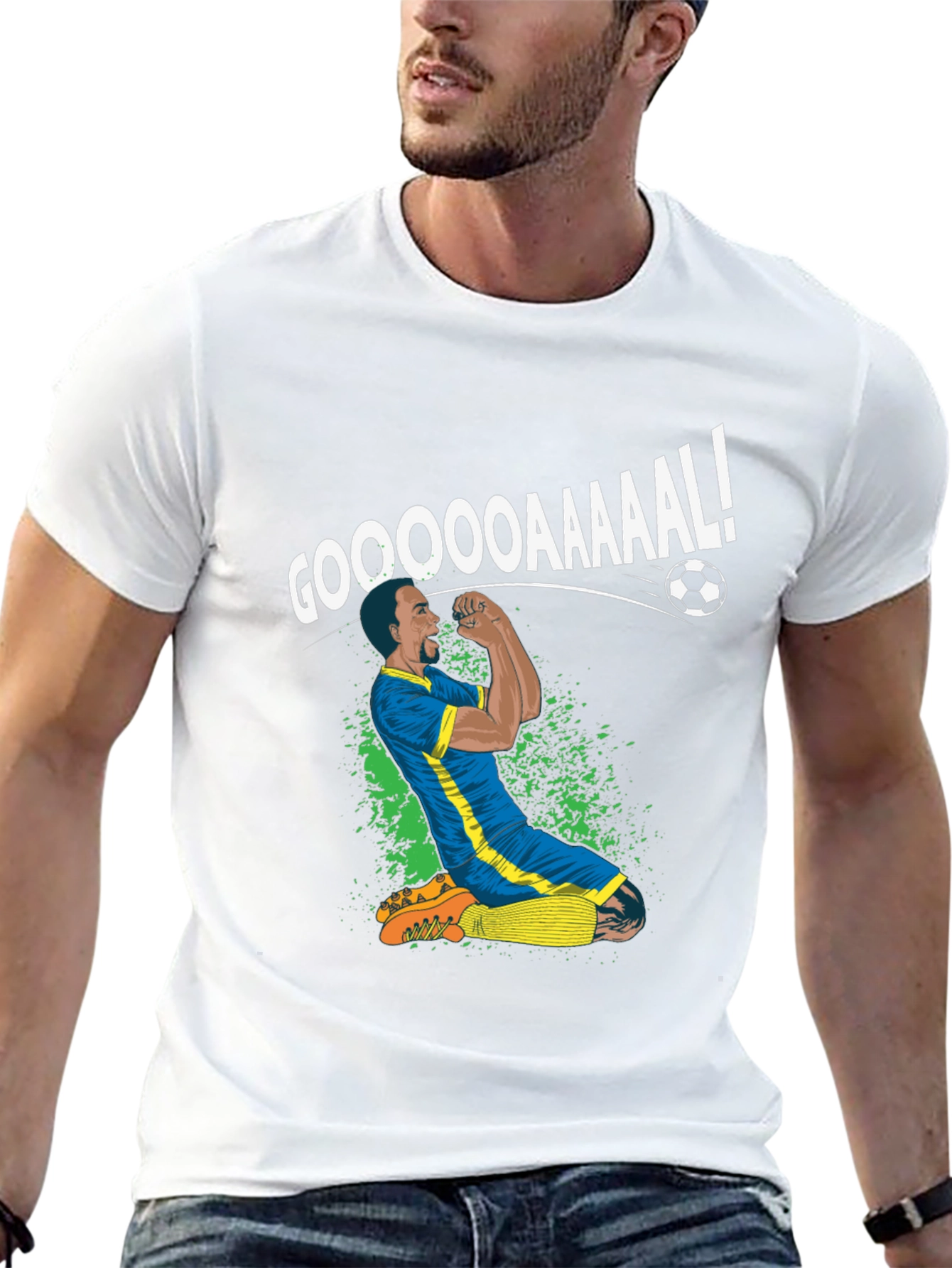 GOOOOAAL! Soccer Celebration Graphic Tee