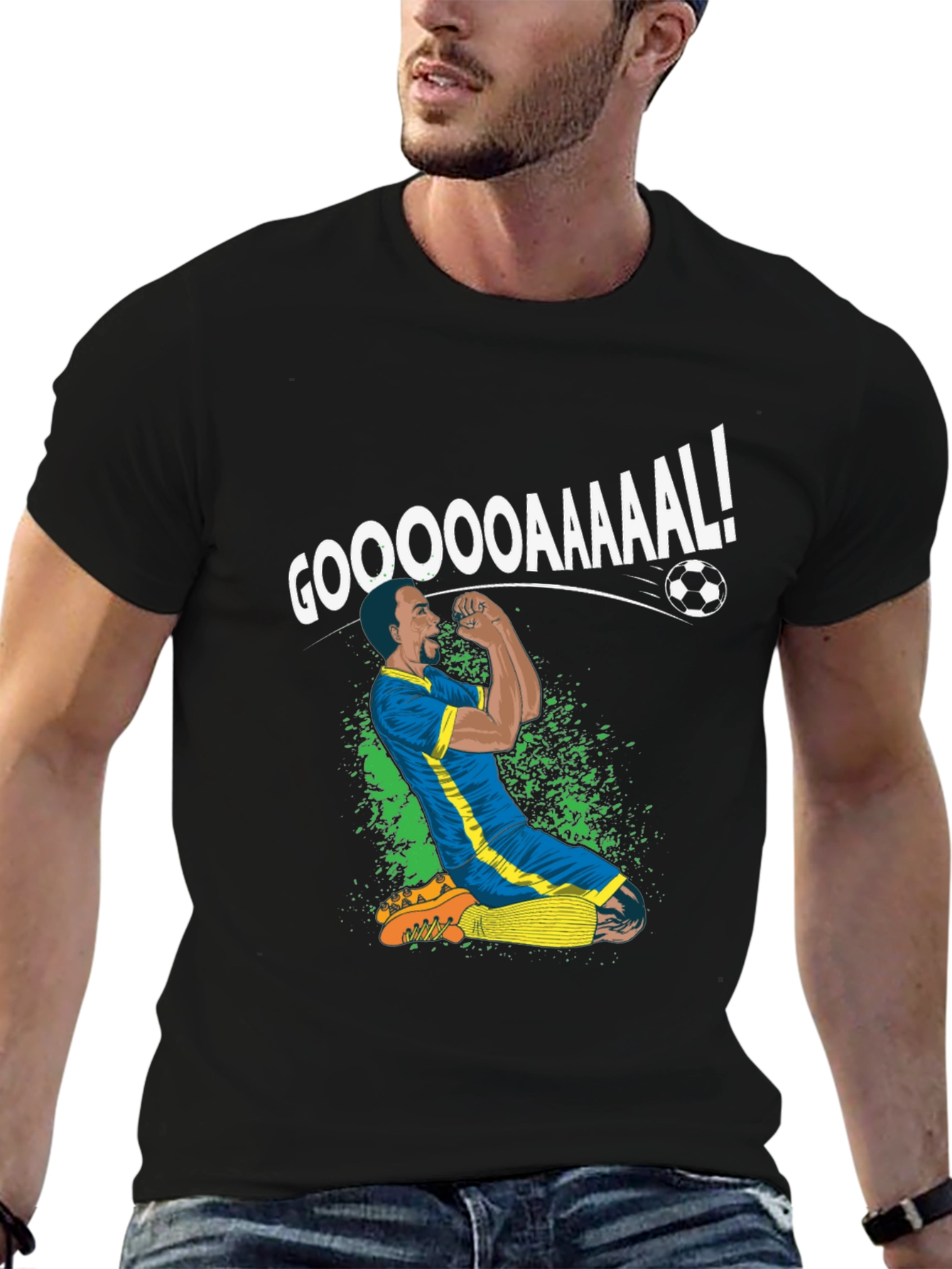 GOOOOAAL! Soccer Celebration Graphic Tee