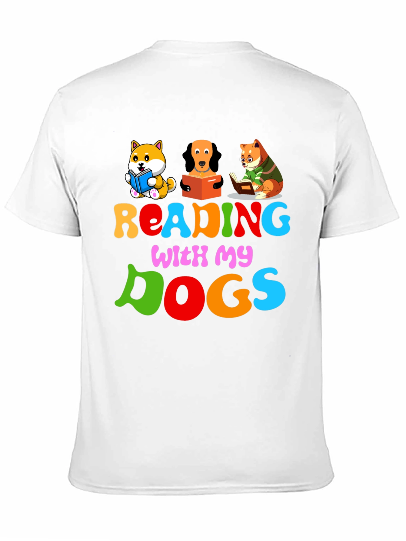 Reading with My Dogs T-Shirt
