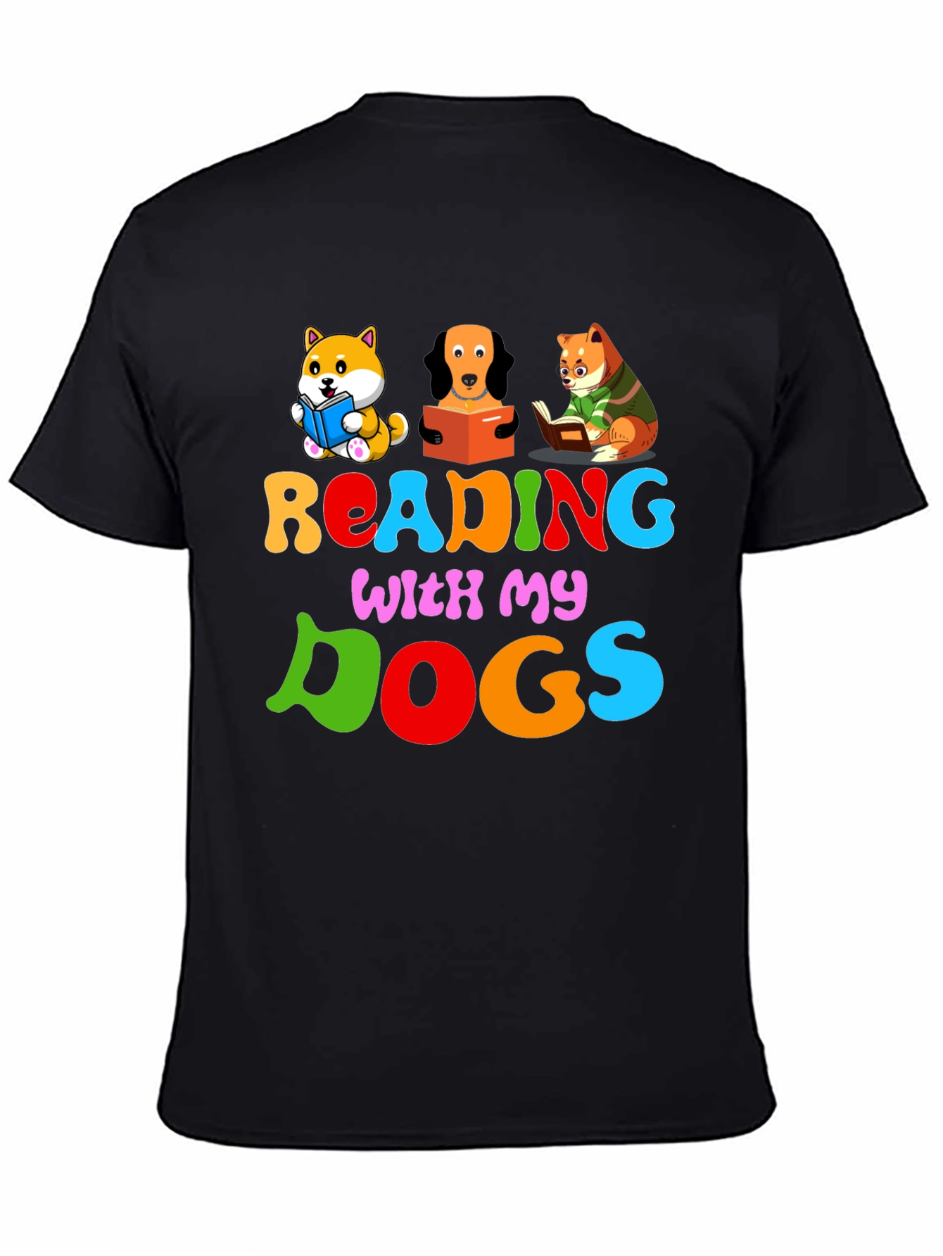 Reading with My Dogs T-Shirt