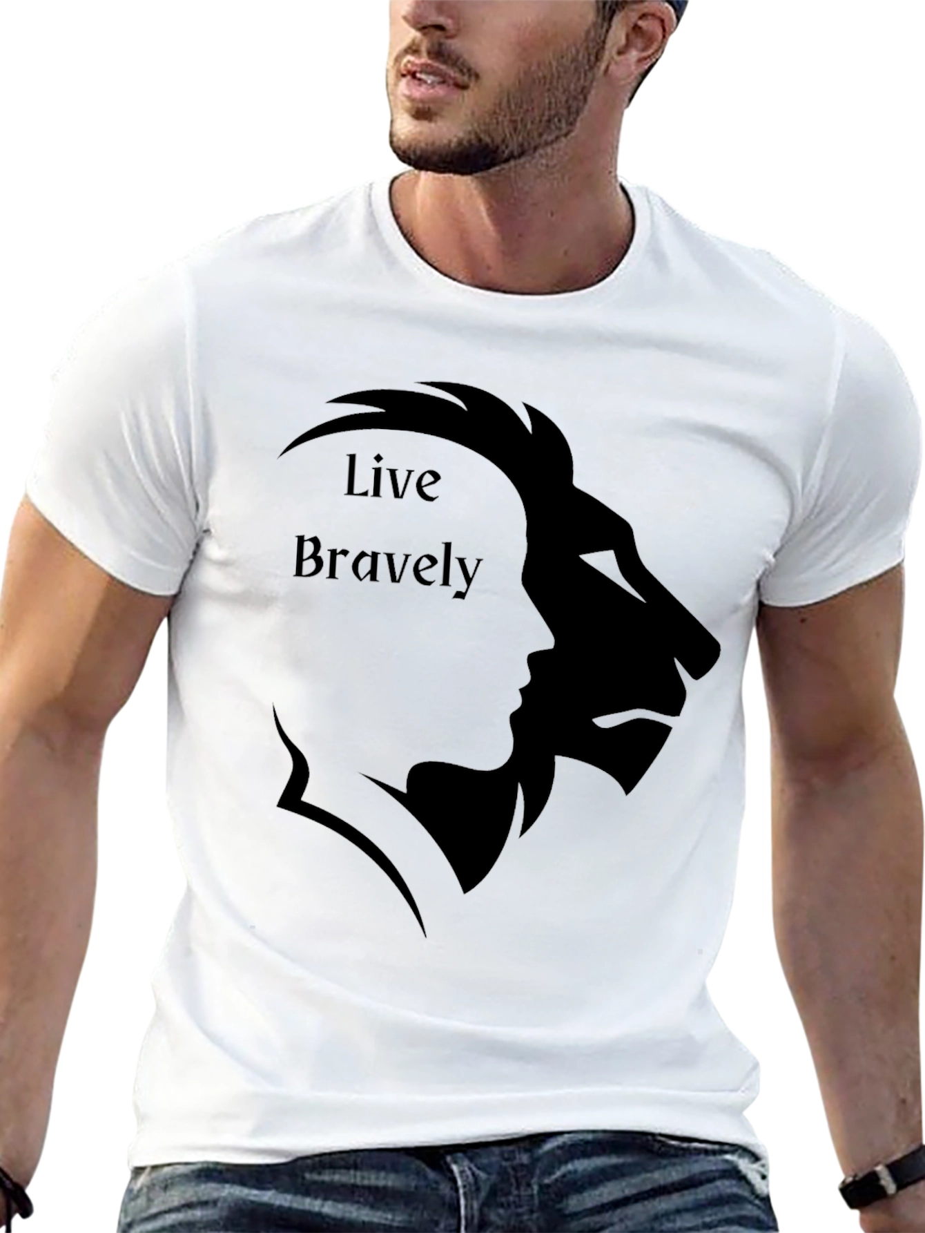 Live Bravely Graphic Tee - Mens