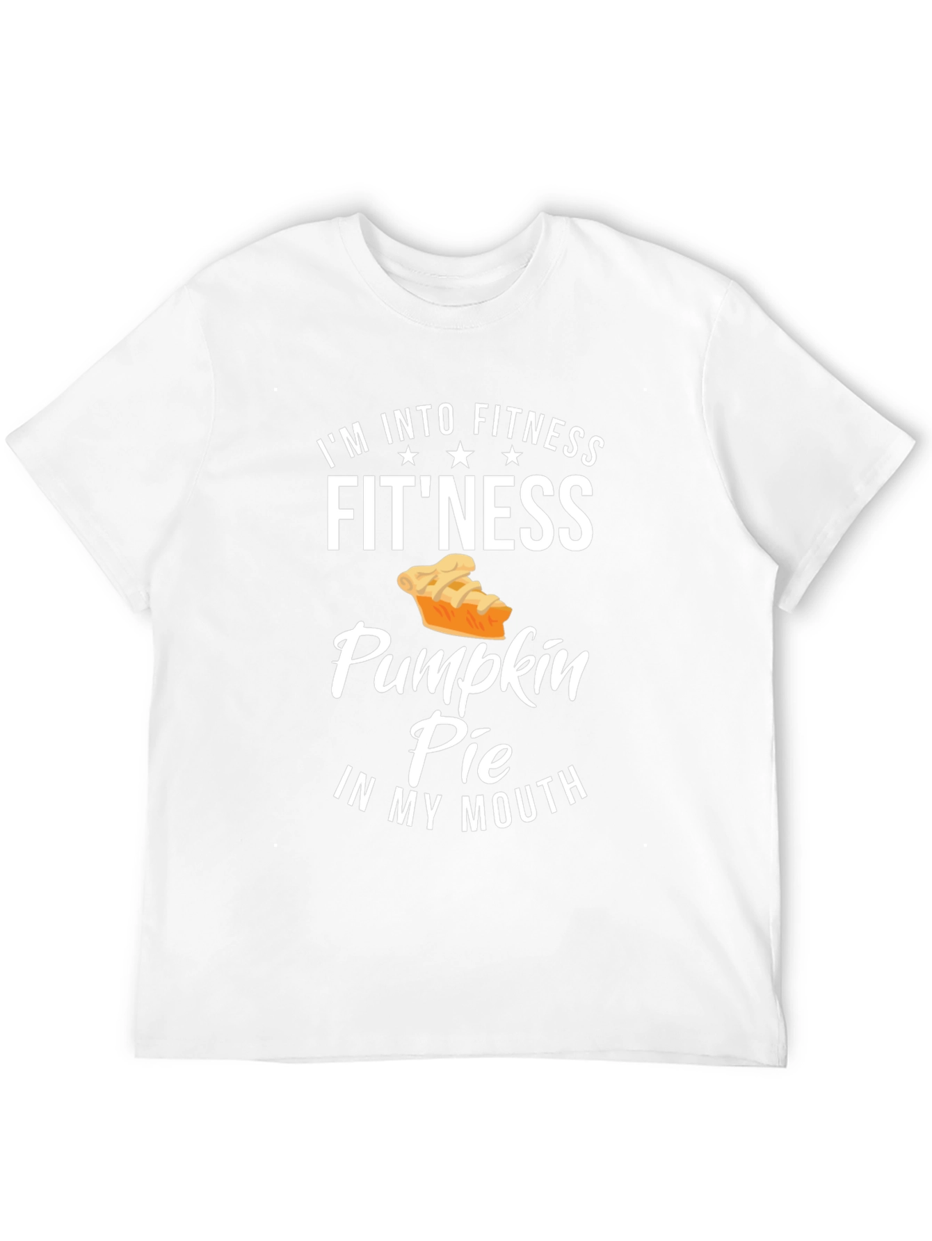 Funny Fitness Pumpkin Pie Graphic T-Shirt