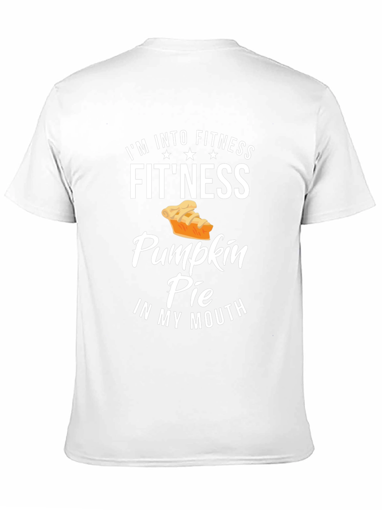 Funny Fitness Pumpkin Pie Graphic T-Shirt